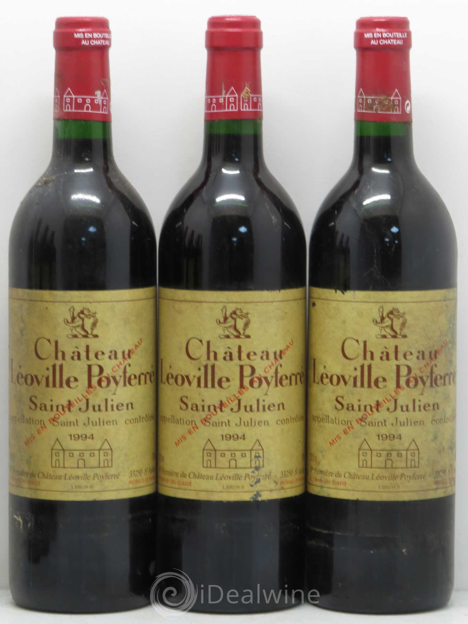 Château Léoville Poyferré 2ème Grand Cru Classé 1994 - Lot de 6 bouteilles - 1