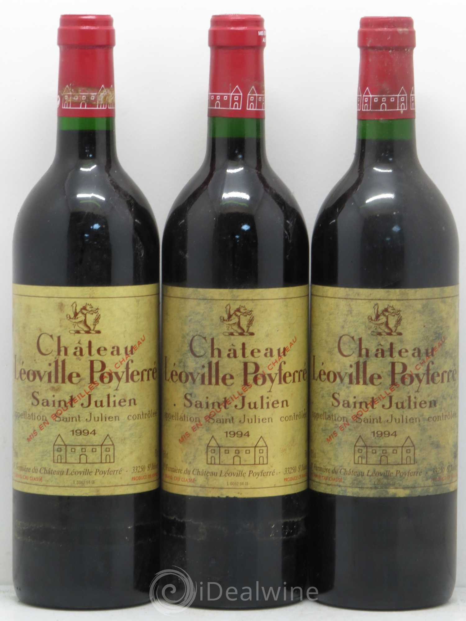 Château Léoville Poyferré 2ème Grand Cru Classé 1994 - Lot de 6 bouteilles - 2
