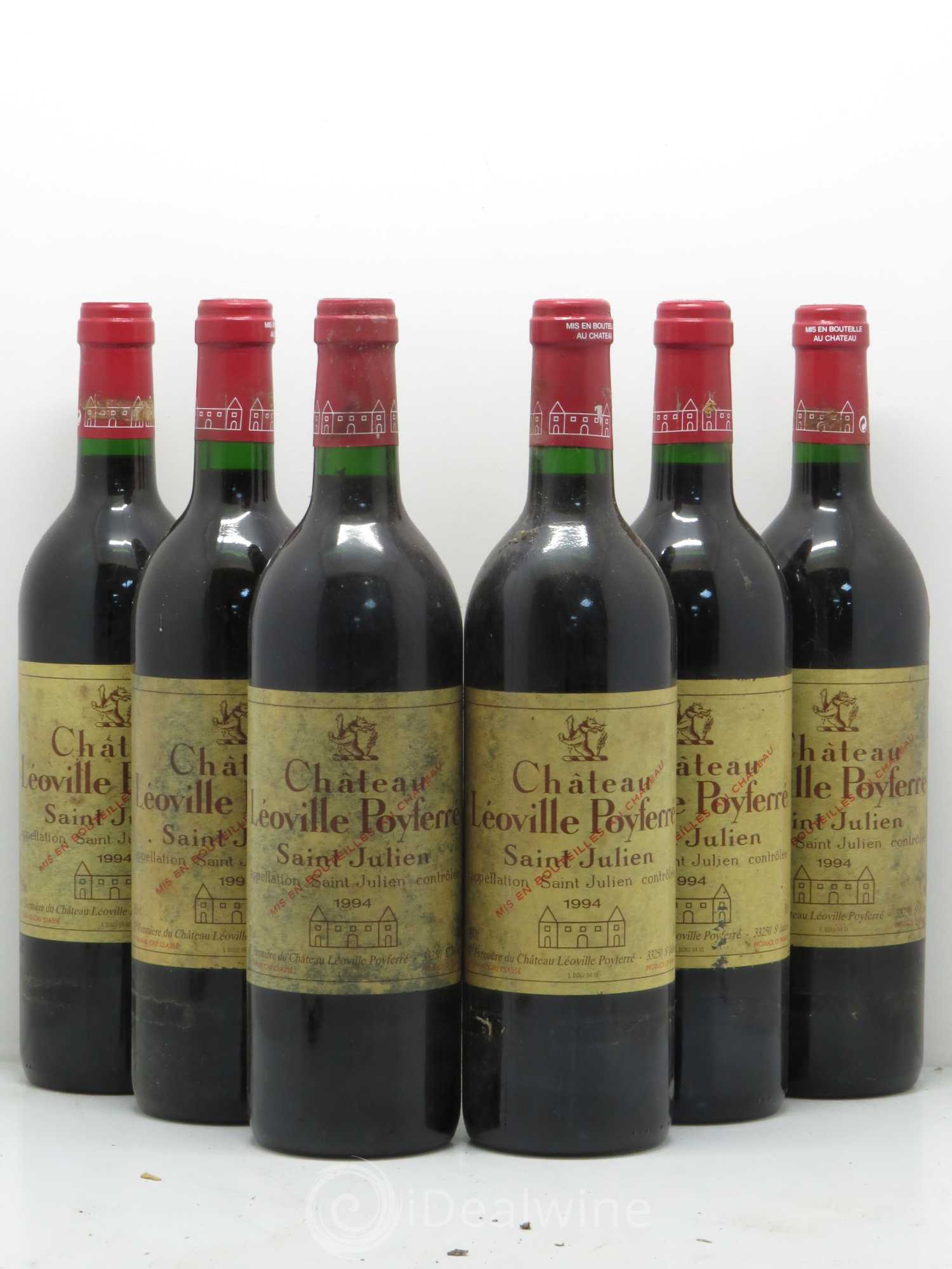 Château Léoville Poyferré 2ème Grand Cru Classé 1994 - Lot de 6 bouteilles - 0
