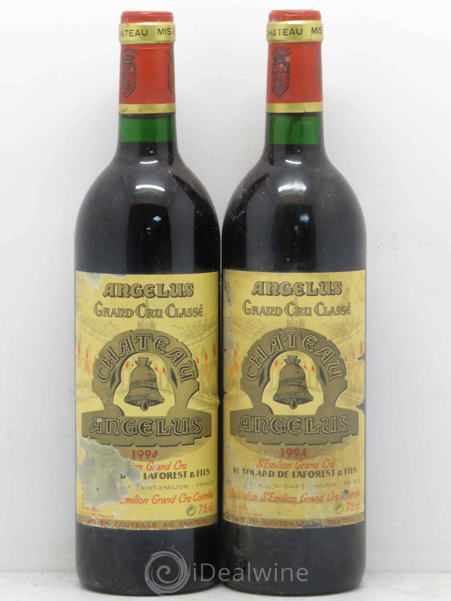 Château Angélus 1er Grand Cru Classé A 1994 - Lot de 5 bouteilles - 1