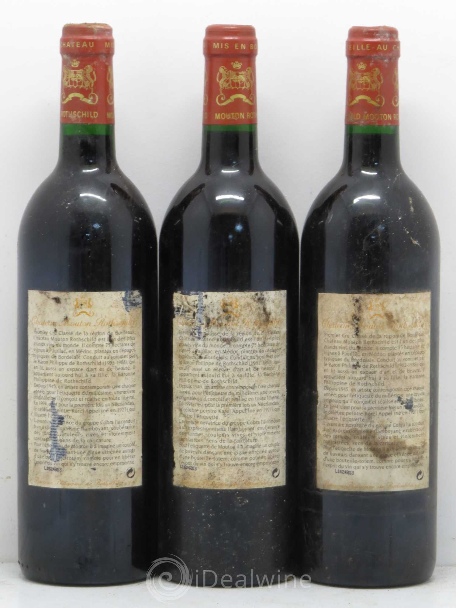 Château Mouton Rothschild 1er Grand Cru Classé 1994 - Lot de 6 bouteilles - 4