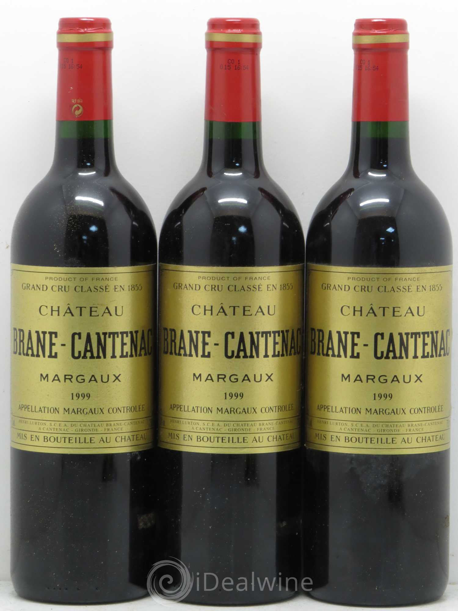 Château Brane Cantenac 2ème Grand Cru Classé 1999 - Lot de 12 bouteilles - 1