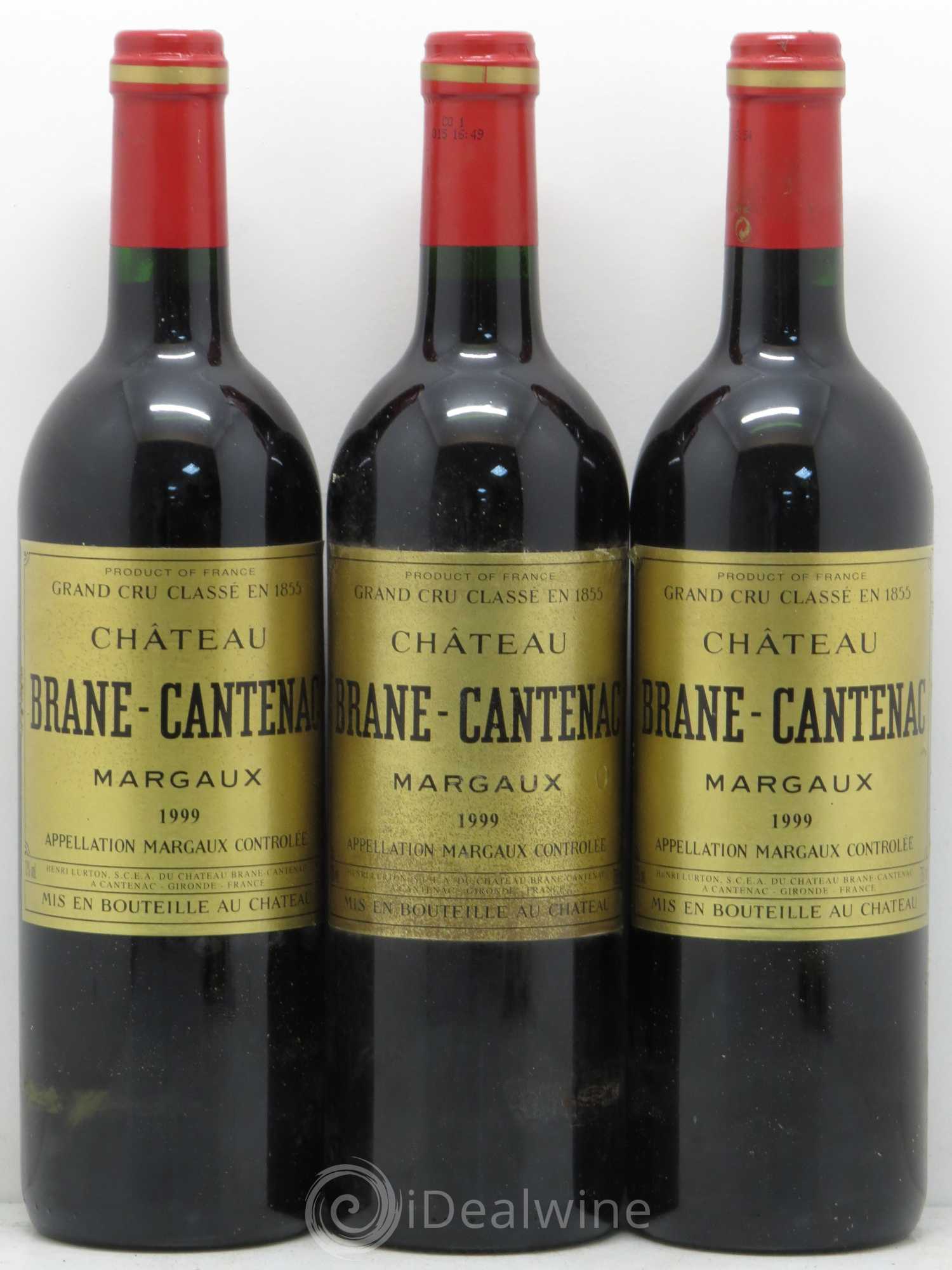 Château Brane Cantenac 2ème Grand Cru Classé 1999 - Lot de 12 bouteilles - 2