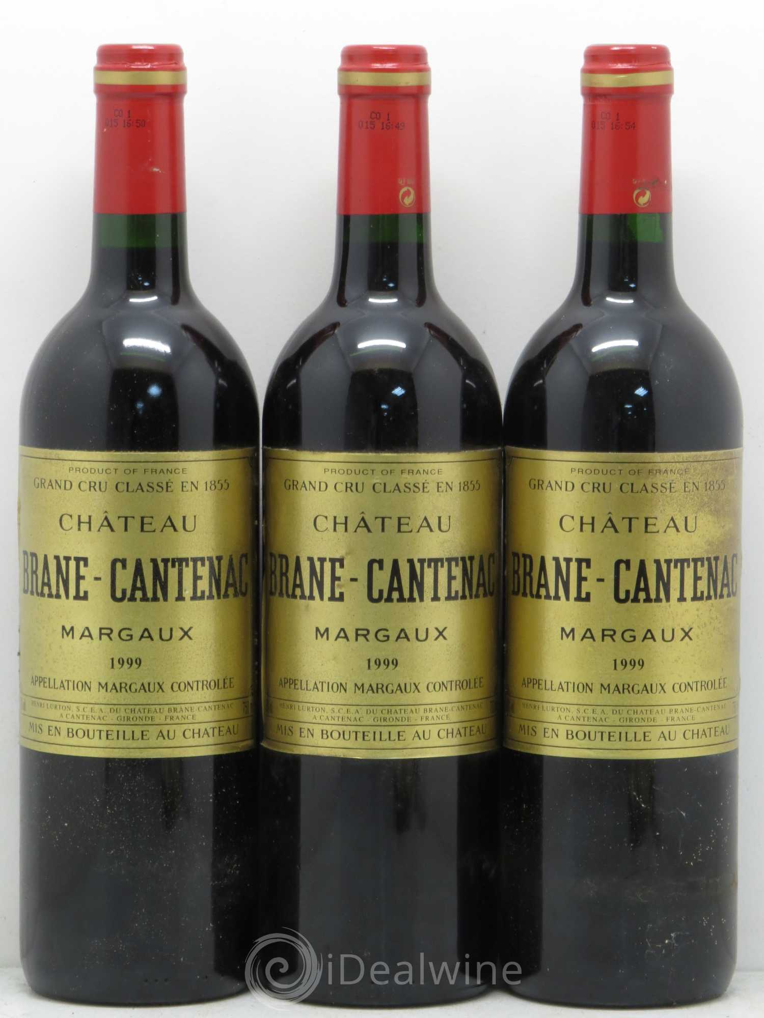 Château Brane Cantenac 2ème Grand Cru Classé 1999 - Lot de 12 bouteilles - 3
