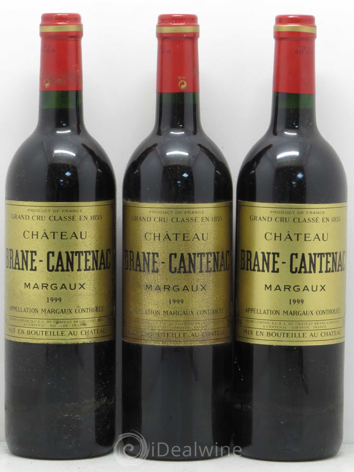 Château Brane Cantenac 2ème Grand Cru Classé 1999 - Lot de 12 bouteilles - 4