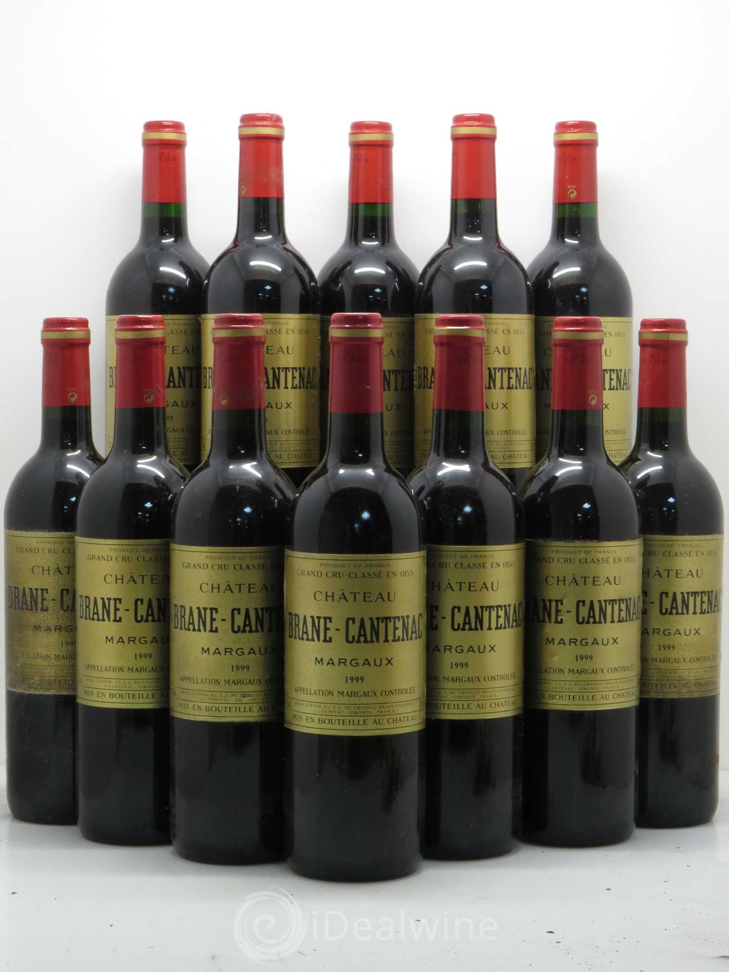 Château Brane Cantenac 2ème Grand Cru Classé 1999 - Lot de 12 bouteilles - 0