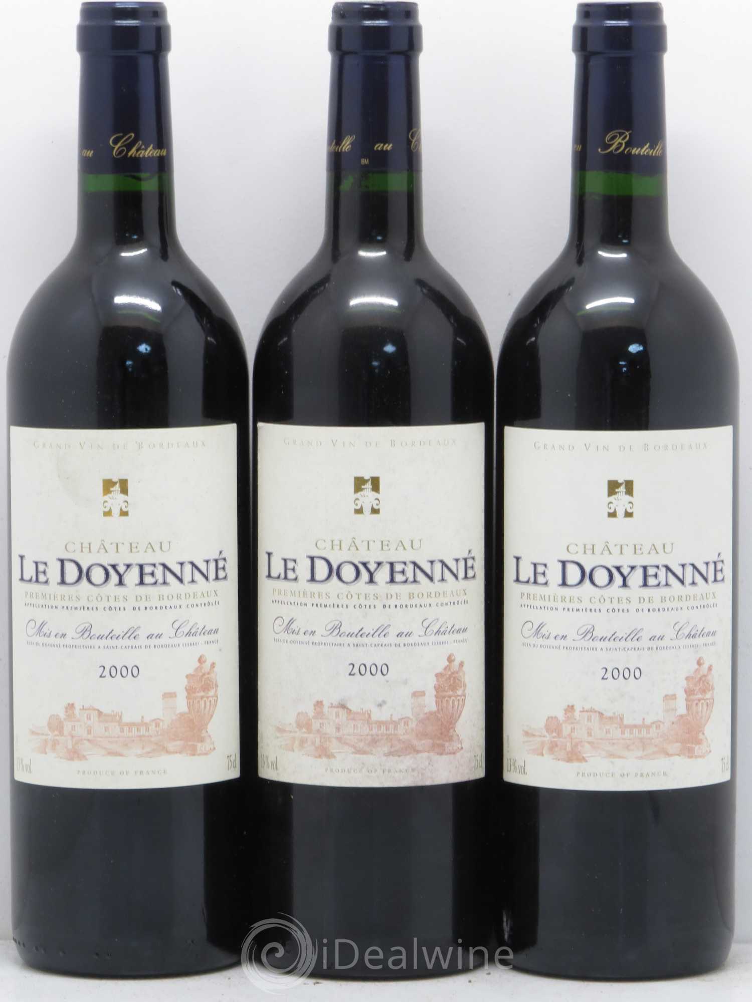Bordeaux Le Doyenne (sans prix de réserve) 2000 - Posten von 6 Flaschen - 2