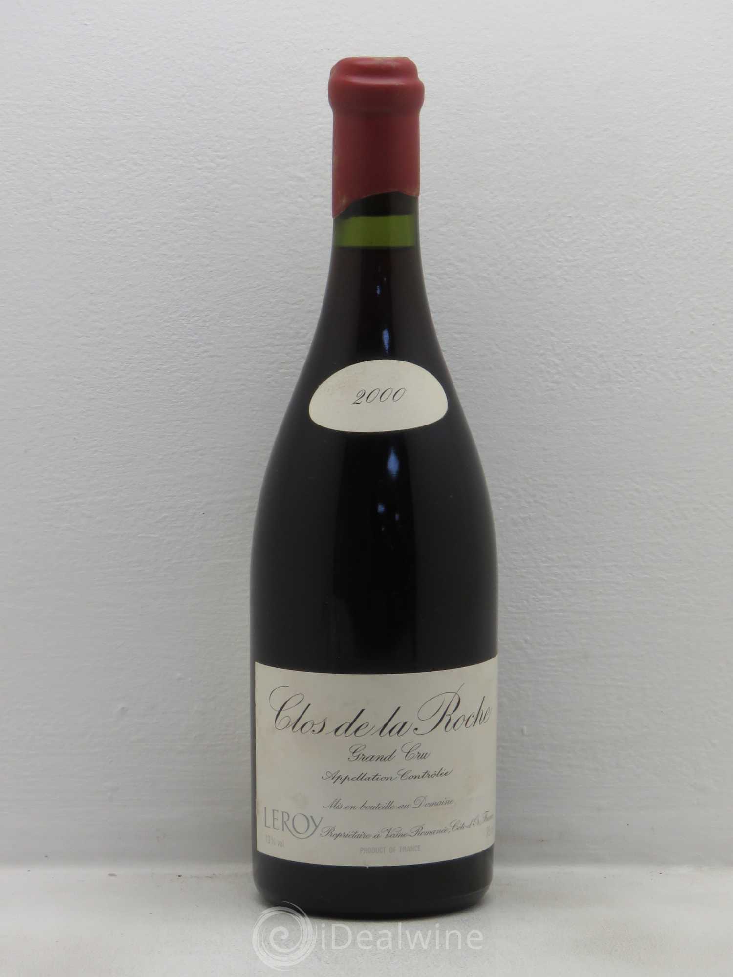 Clos de la Roche Grand Cru Leroy (Domaine) 2000 - Lot de 1 bouteille - 0