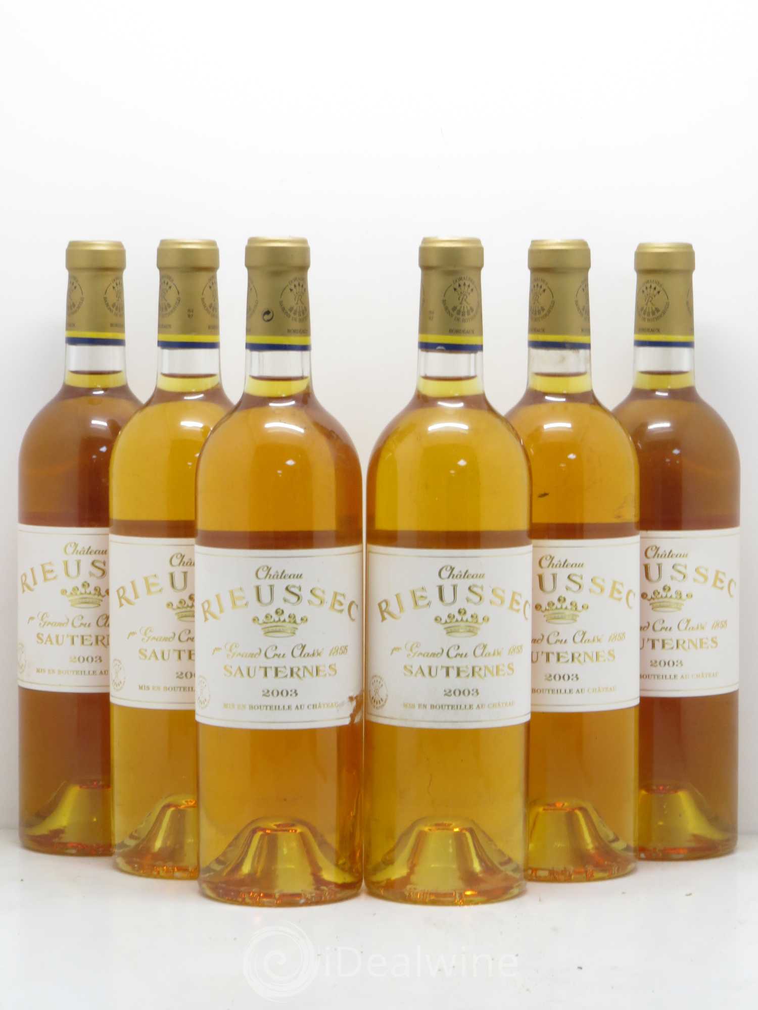 Château Rieussec 1er Grand Cru Classé 2003 - Lotto di 6 bottiglie - 0