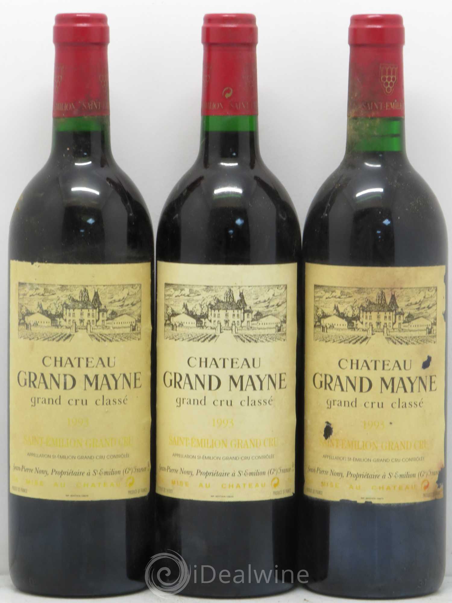 Château Grand Mayne Grand Cru Classé 1993 - Lot de 12 bouteilles - 2