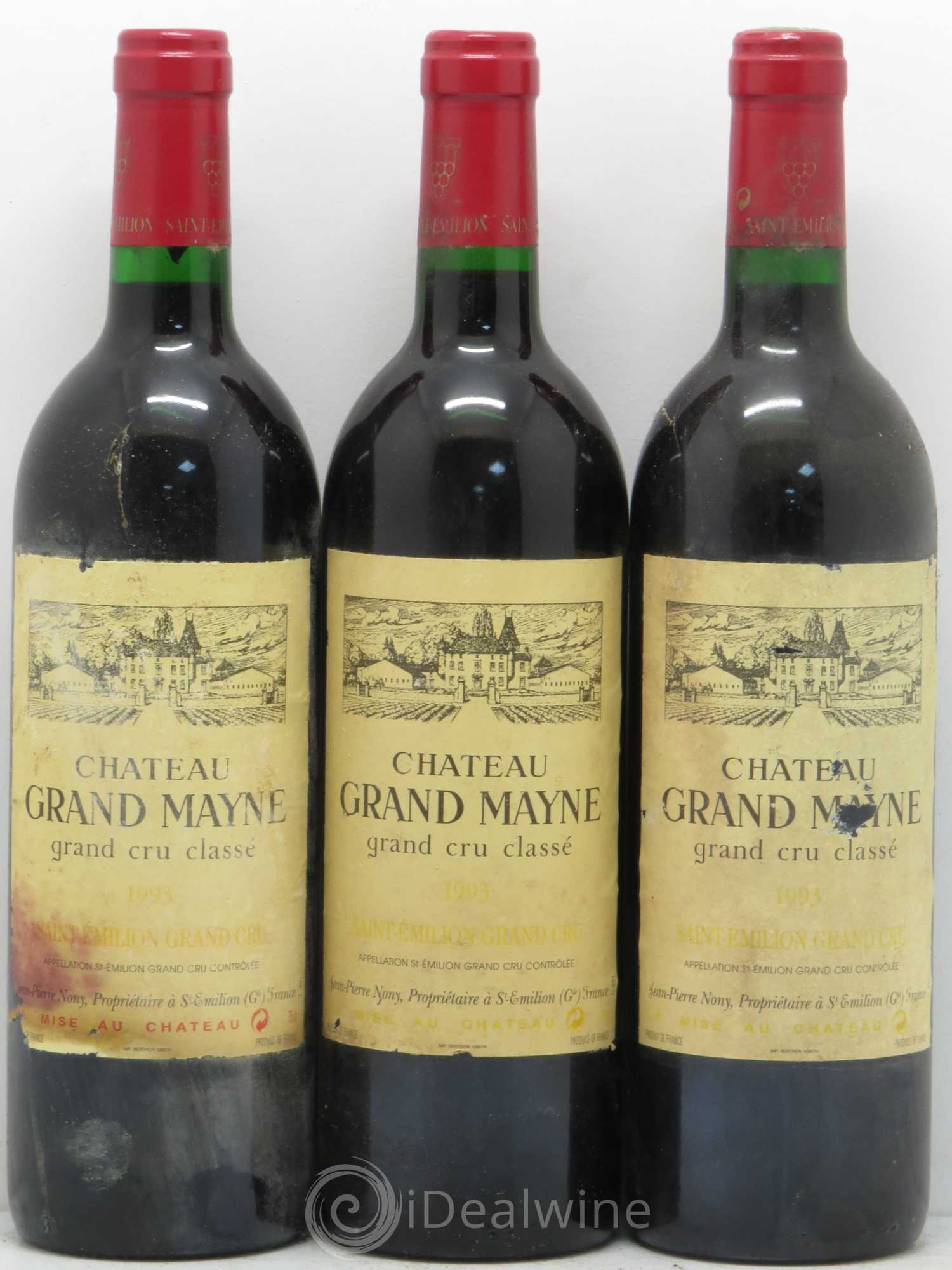 Château Grand Mayne Grand Cru Classé 1993 - Lot de 12 bouteilles - 4