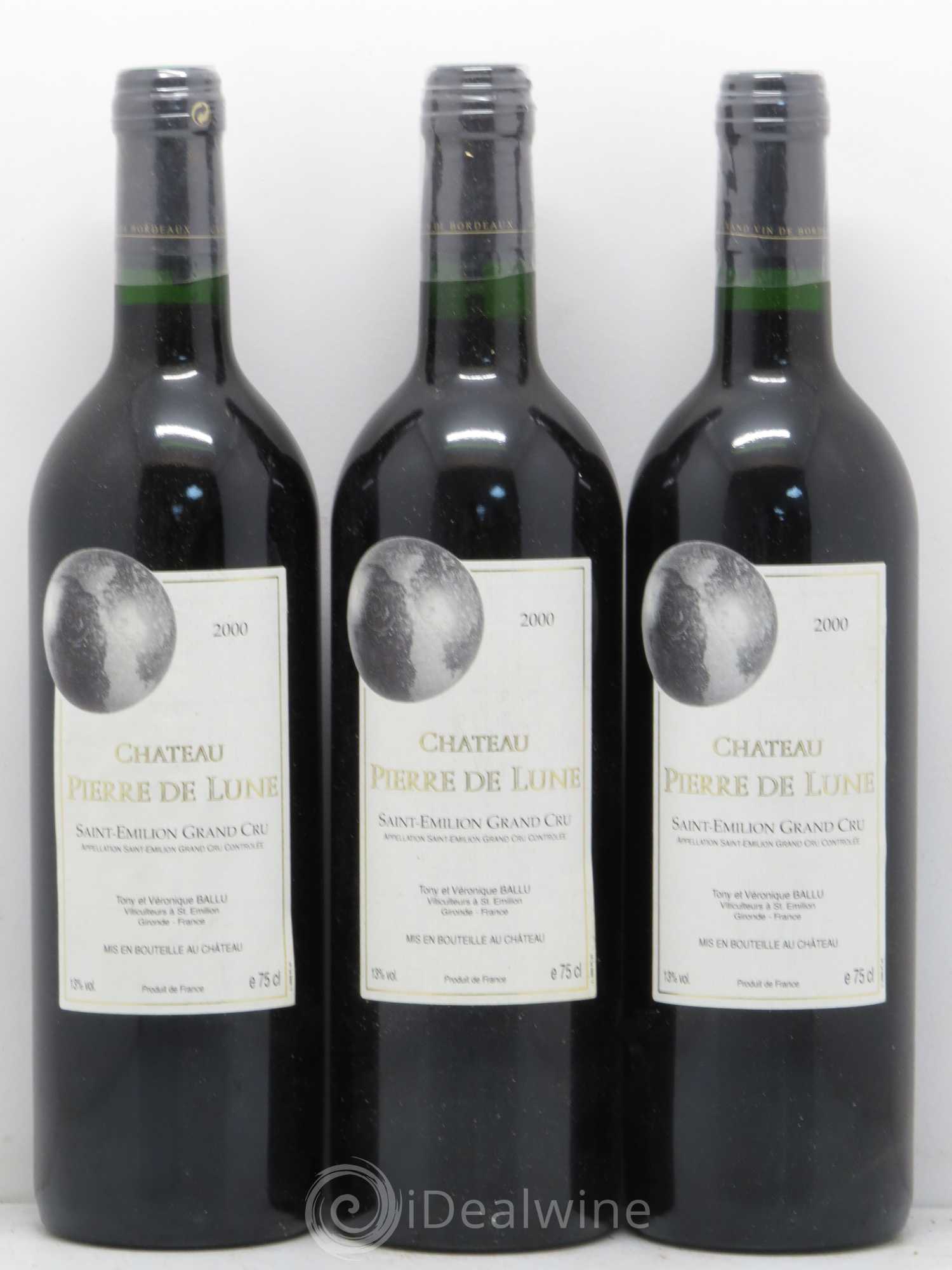 Château Pierre de Lune 2000 - Lot de 12 bouteilles - 1