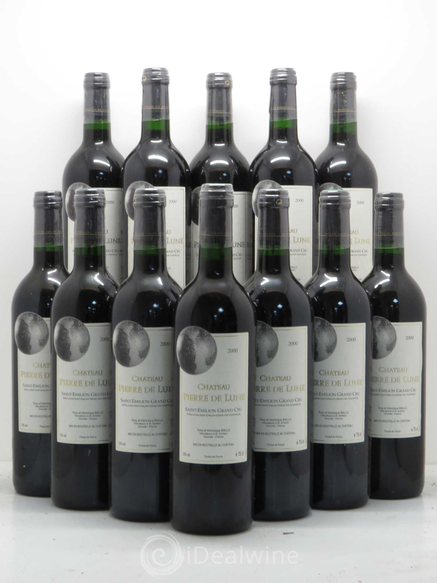 Château Pierre de Lune 2000 - Lot de 12 bouteilles - 0