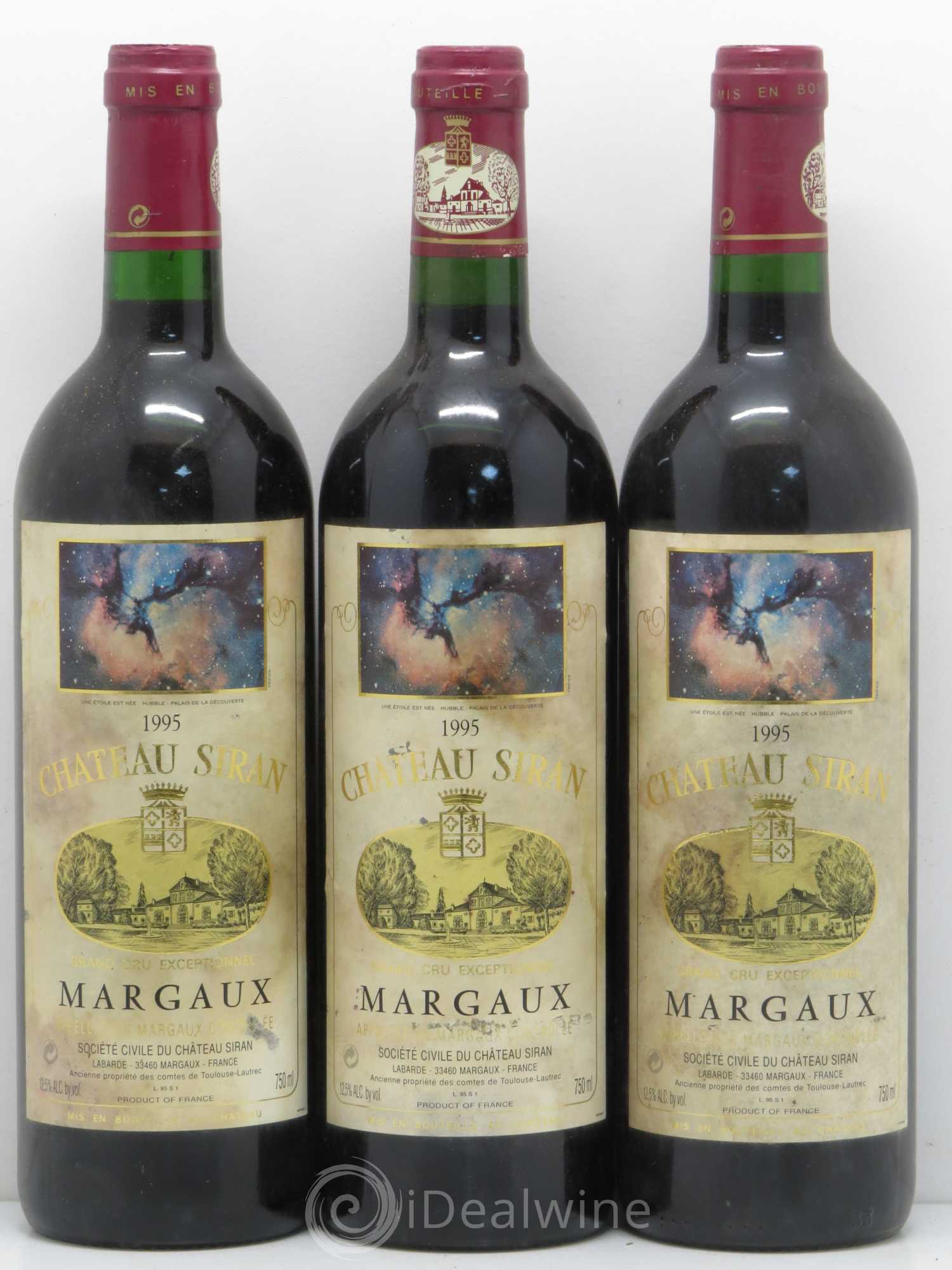 Château Siran (sans prix de réserve) 1995 - Lot de 12 bouteilles - 1