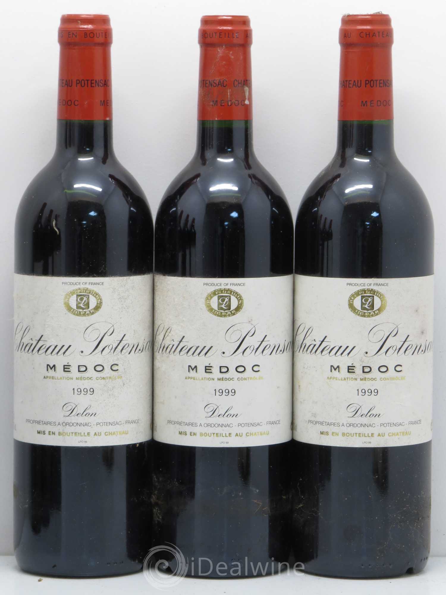 Château Potensac (sans prix de réserve) 1999 - Lot de 6 bouteilles - 1
