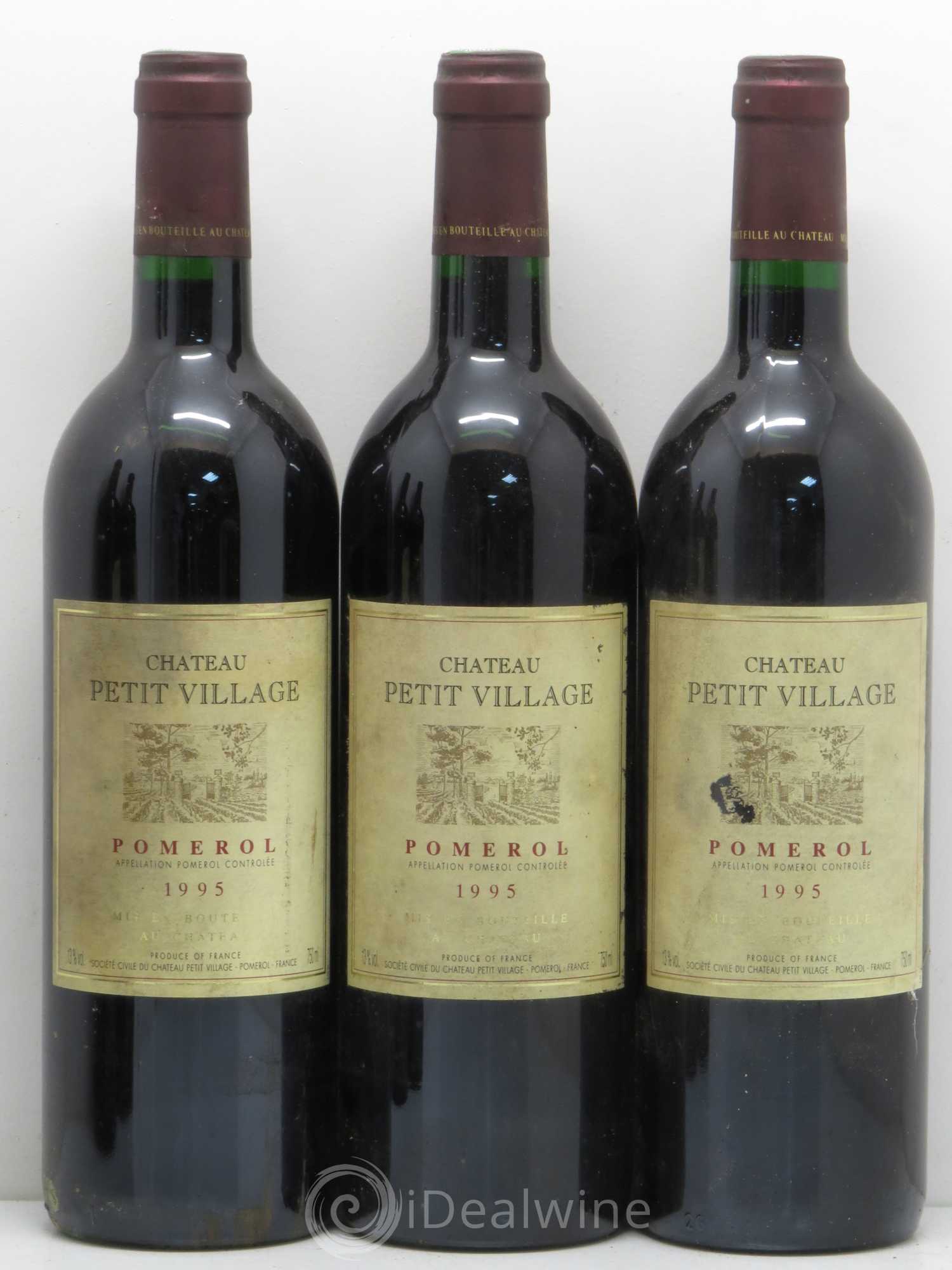 Château Petit Village 1995 - Lot de 5 bouteilles - 1