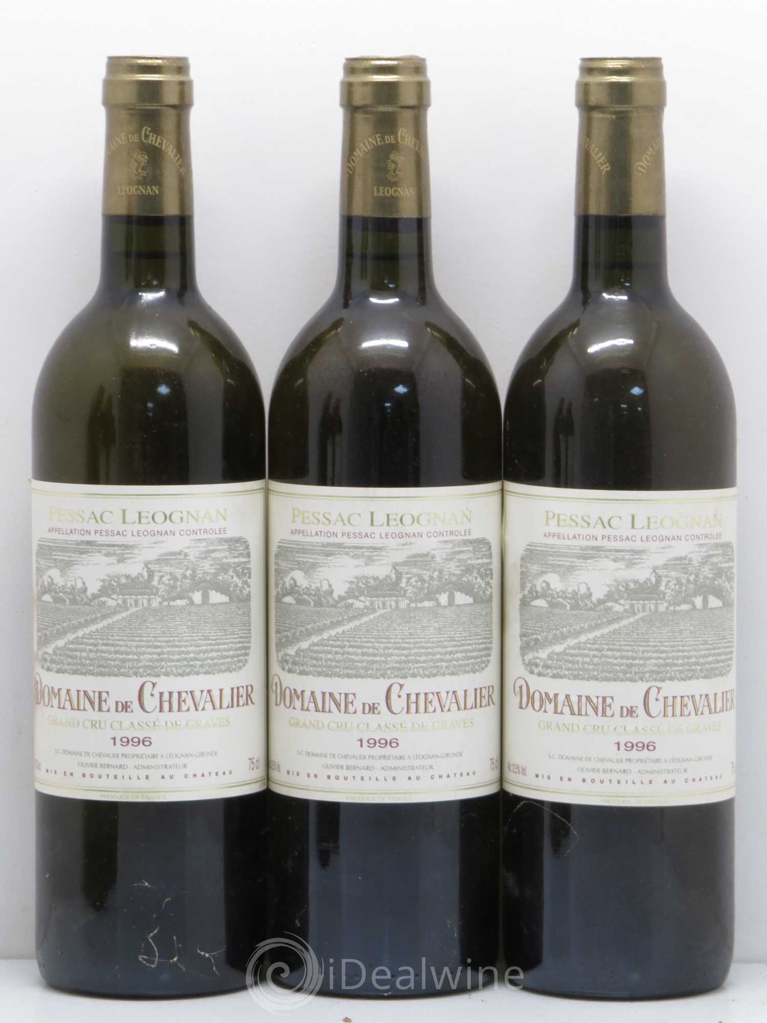 Domaine de Chevalier Cru Classé de Graves 1996 - Lot de 5 bouteilles - 1