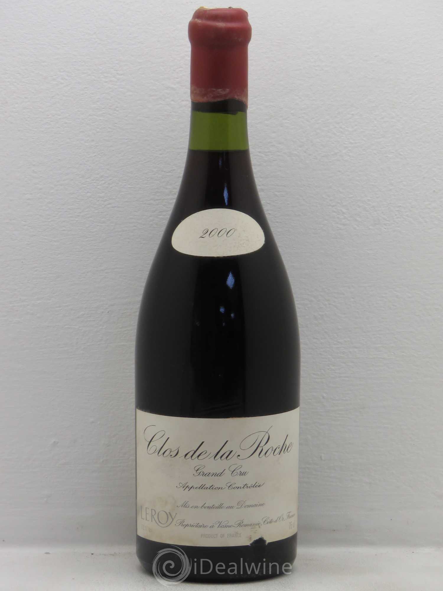 Clos de la Roche Grand Cru Leroy (Domaine) 2000 - Lot de 1 bouteille - 0