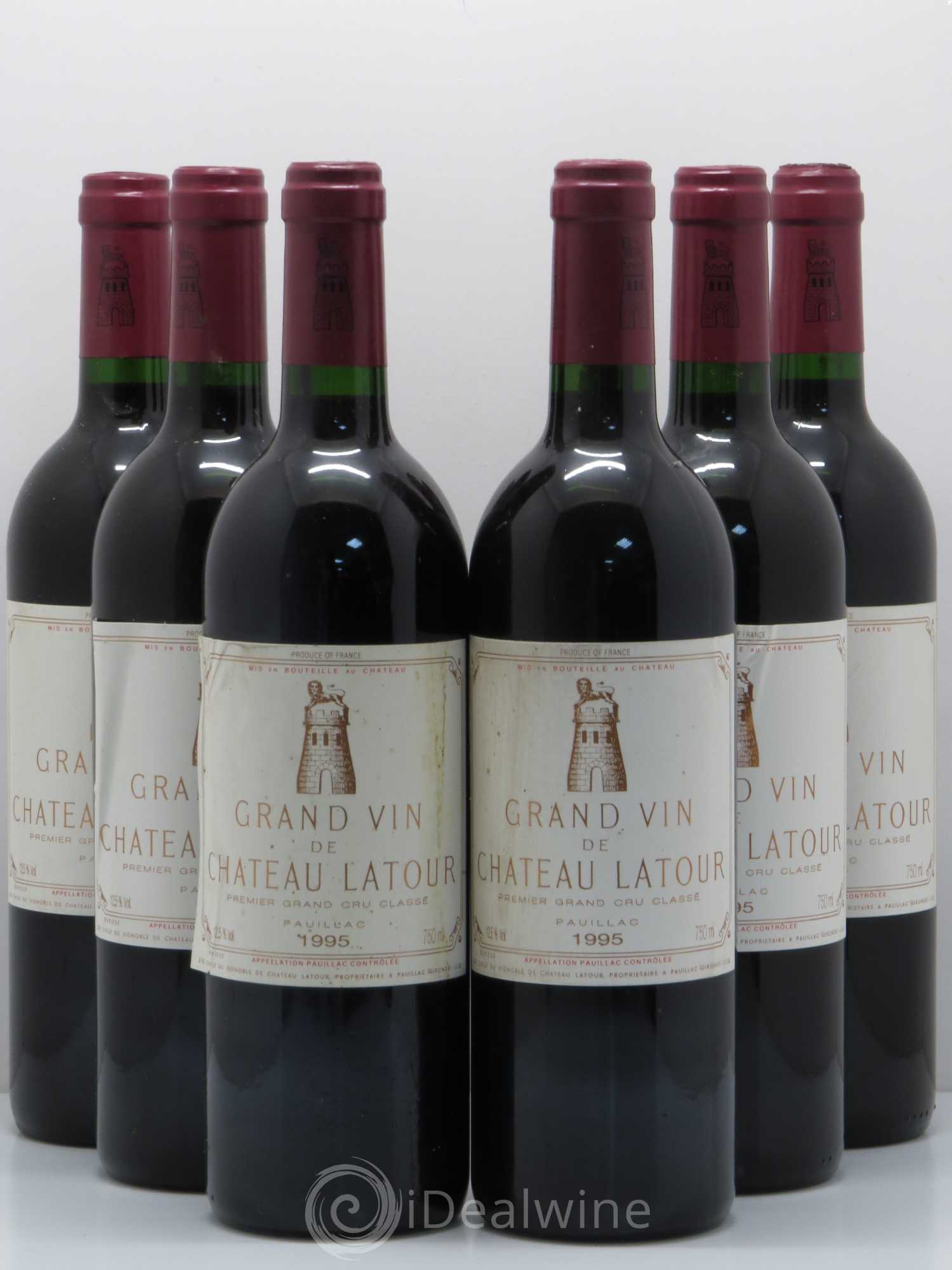 Château Latour 1er Grand Cru Classé 1995 - Lot de 6 bouteilles - 0