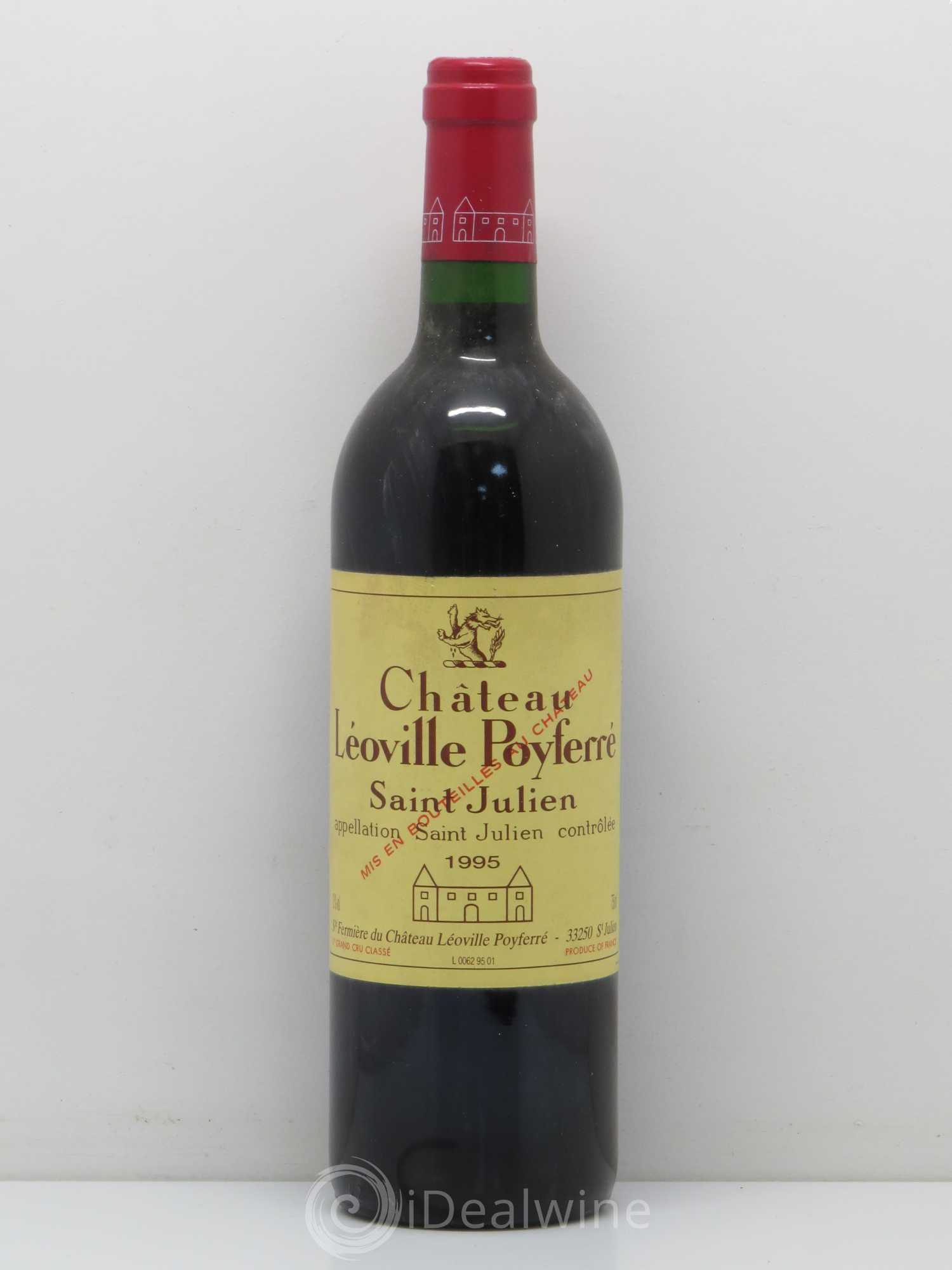 Château Léoville Poyferré 2ème Grand Cru Classé 1995 - Lot de 1 bouteille - 0
