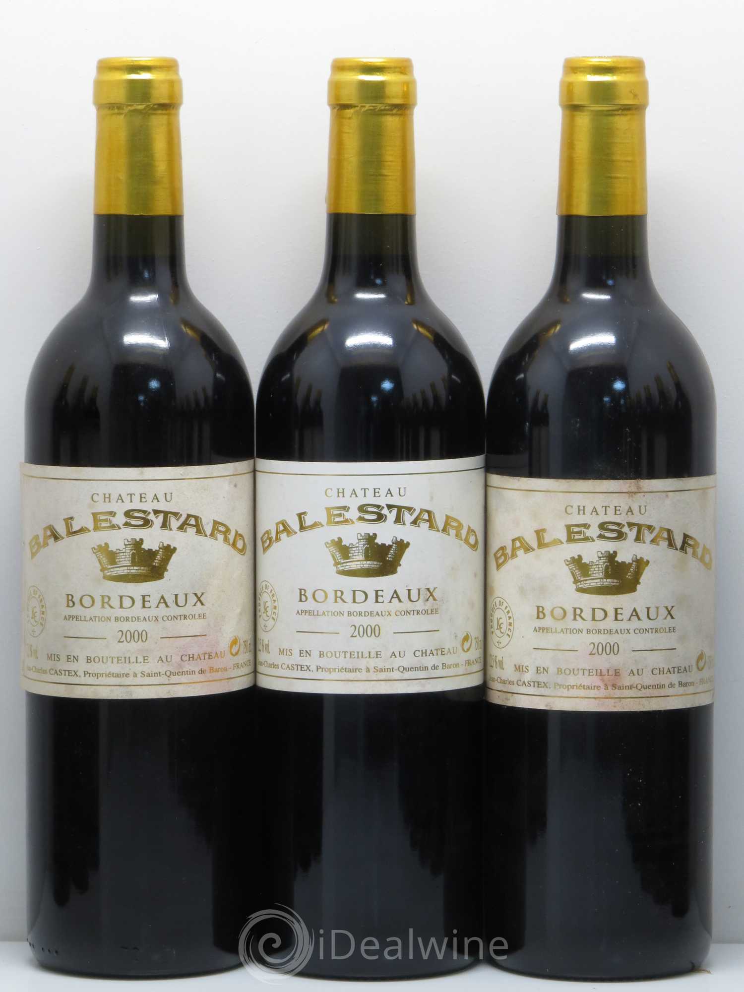 Château Balestard  (no reserve) 2000 - Lot of 12 bottles - 1