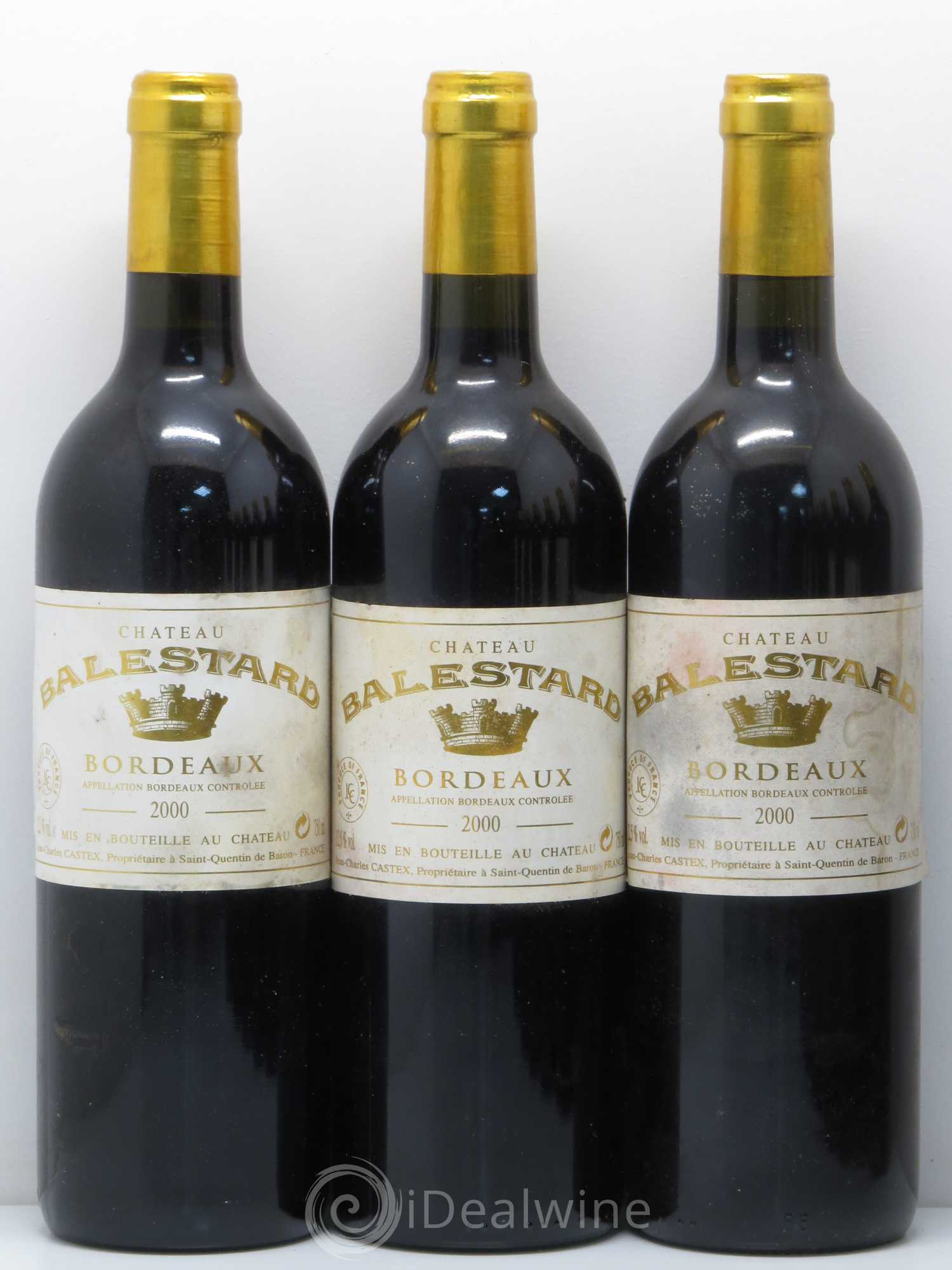 Château Balestard  (no reserve) 2000 - Lot of 12 bottles - 2