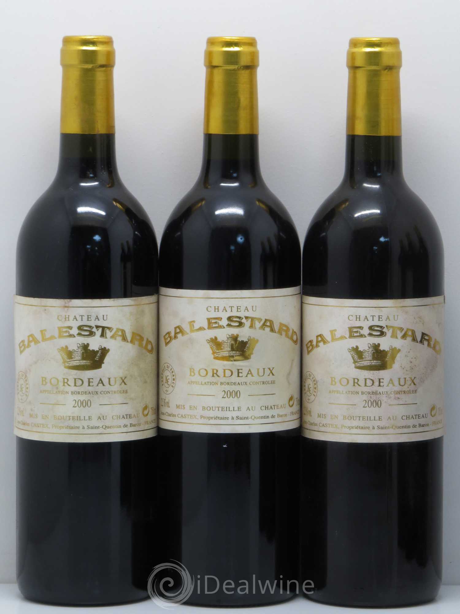 Château Balestard  (no reserve) 2000 - Lot of 12 bottles - 3