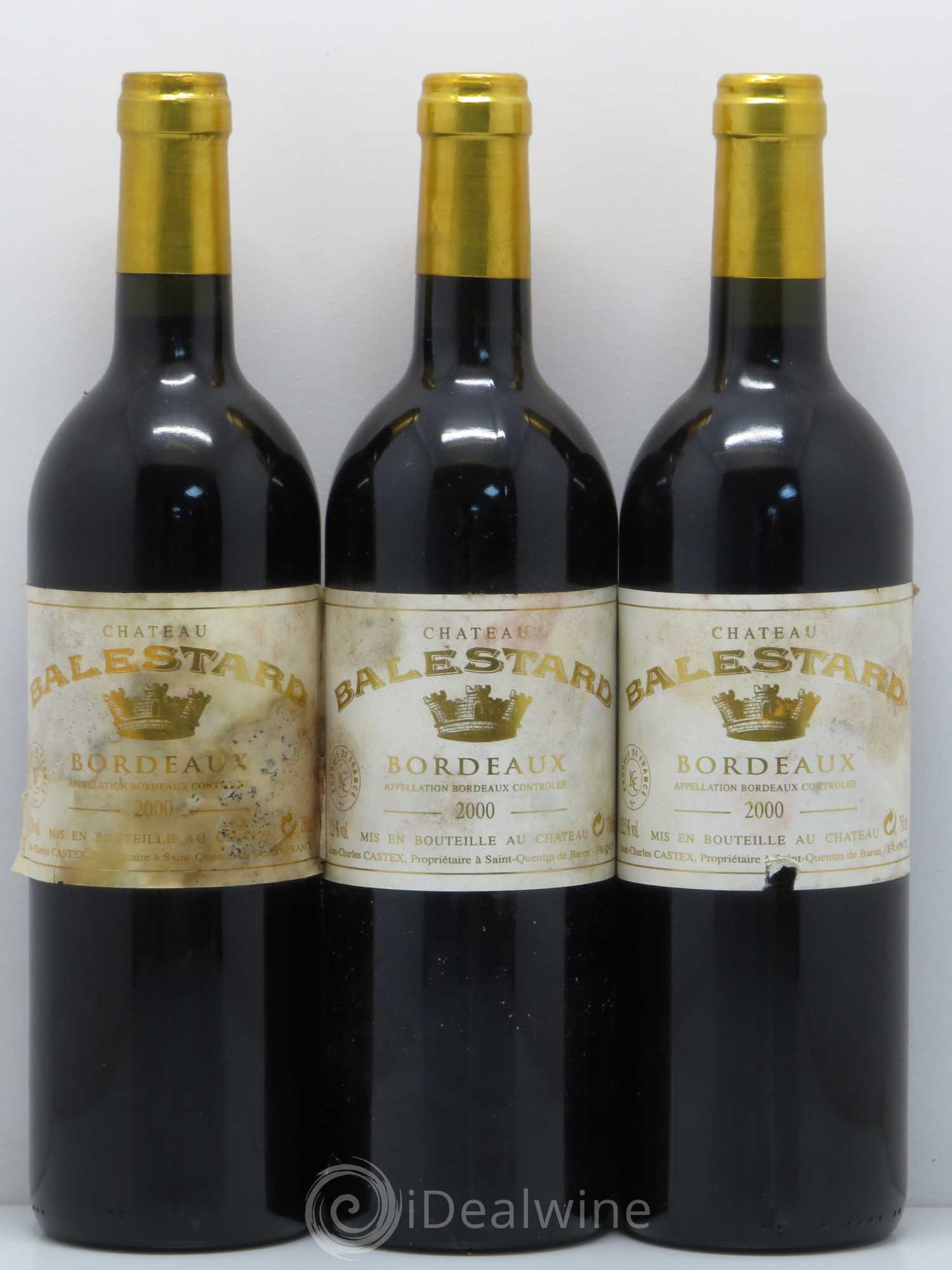 Château Balestard  (no reserve) 2000 - Lot of 12 bottles - 4