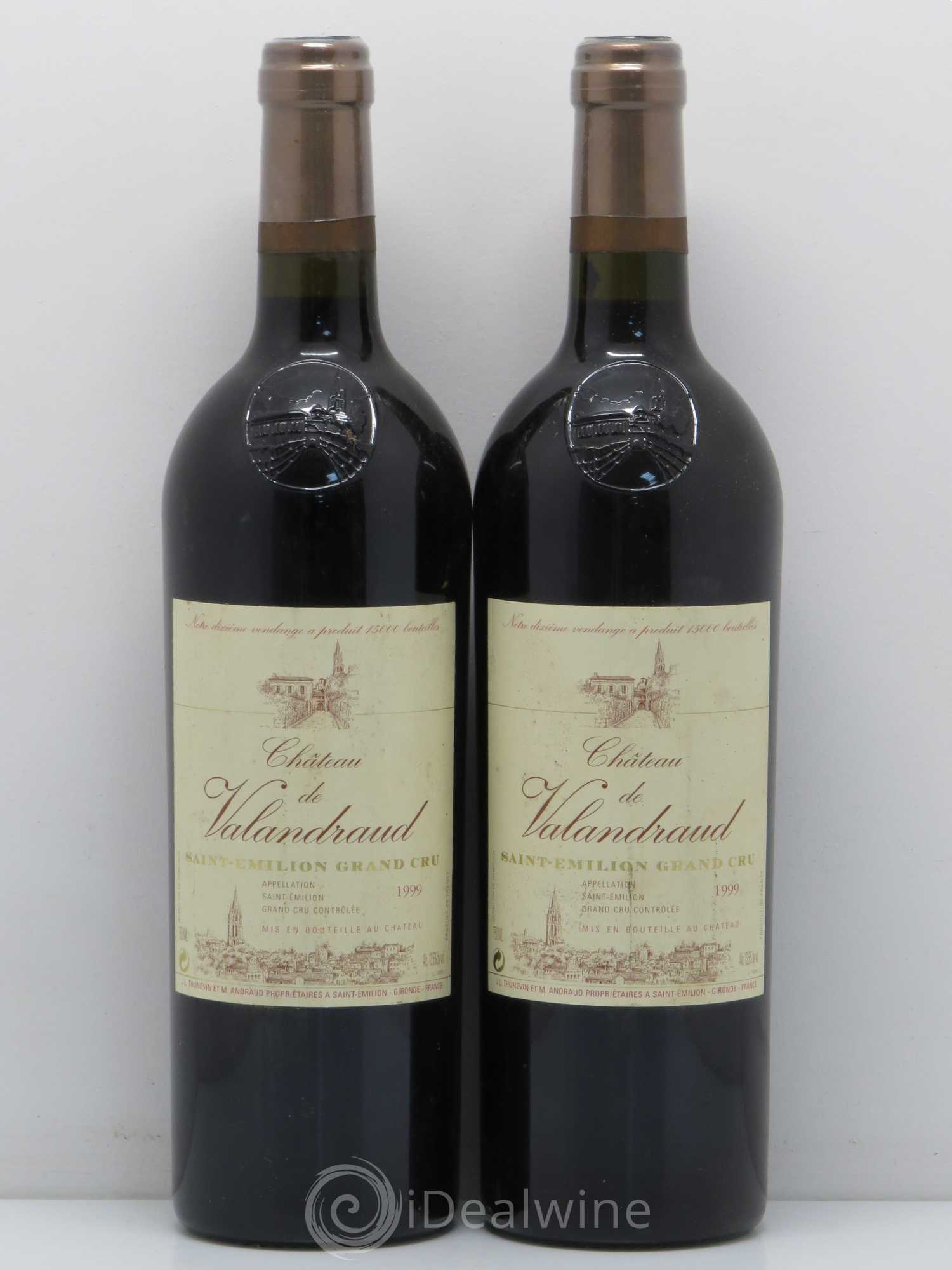 Château de Valandraud 1999 - Lot de 2 bouteilles - 0