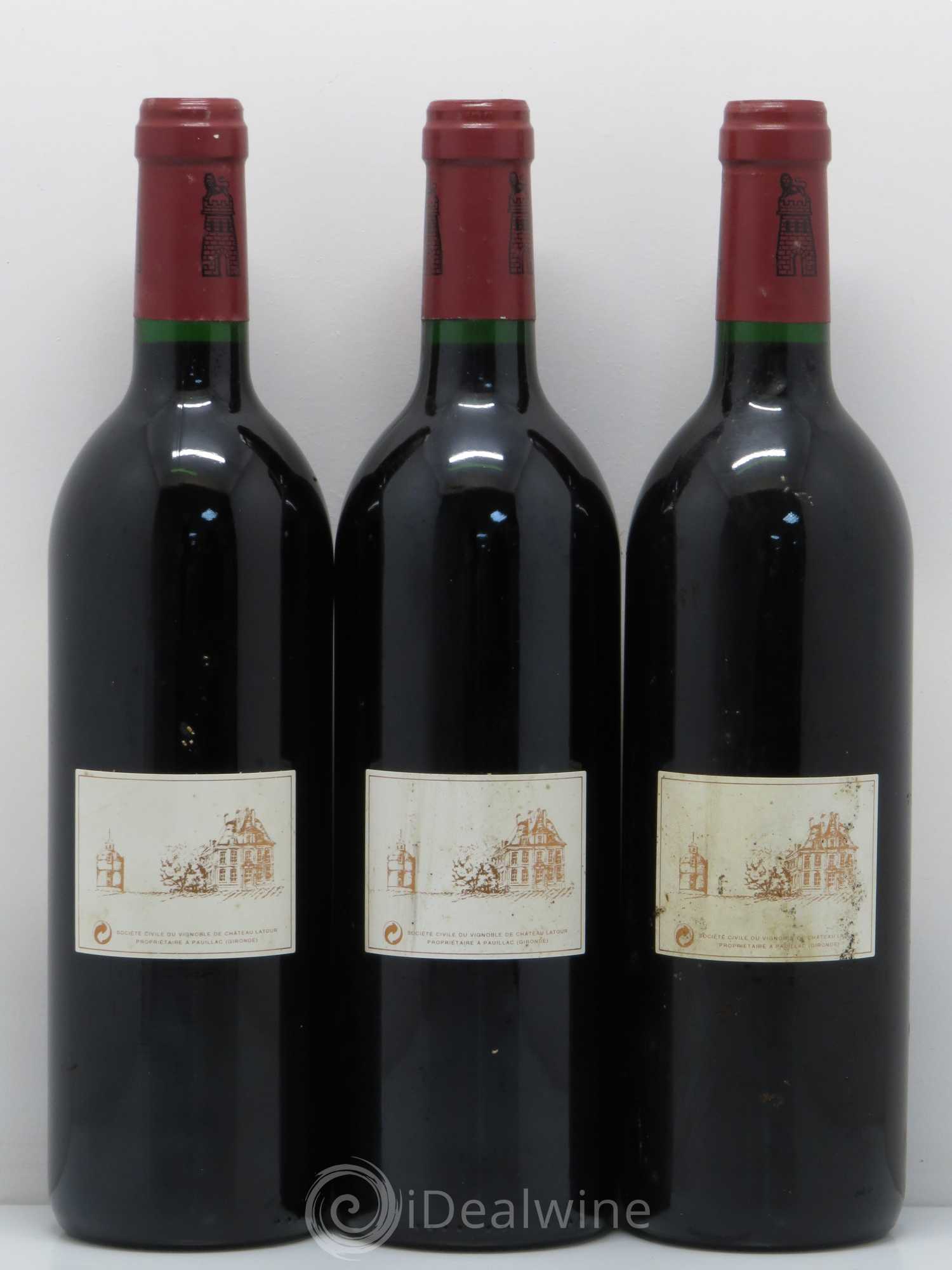 Château Latour 1er Grand Cru Classé 1994 - Lot de 3 bouteilles - 1