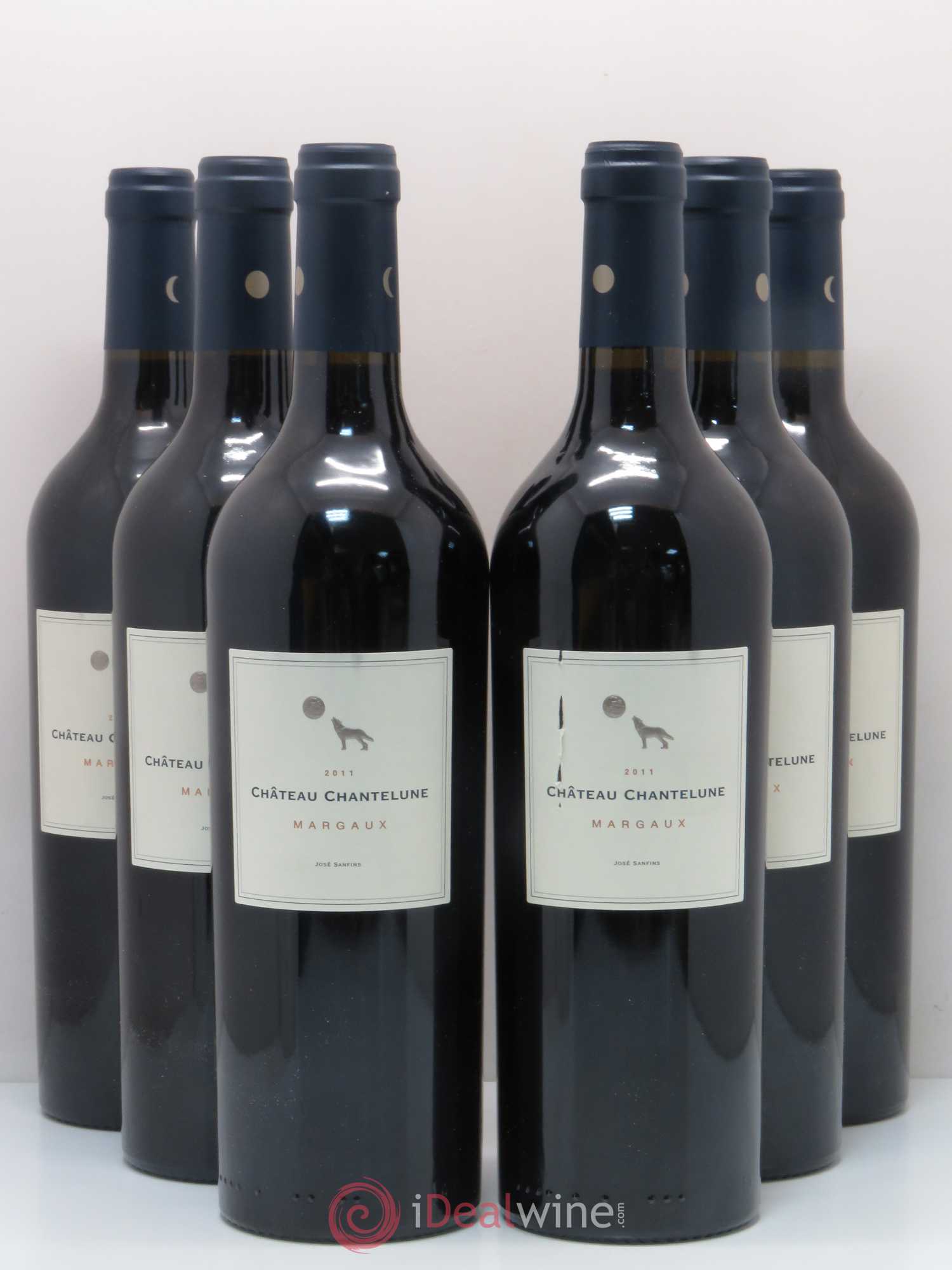 Bordeaux Château Chantelune - Margaux (sans prix de réserve) 2011 - Posten von 6 Flaschen - 0