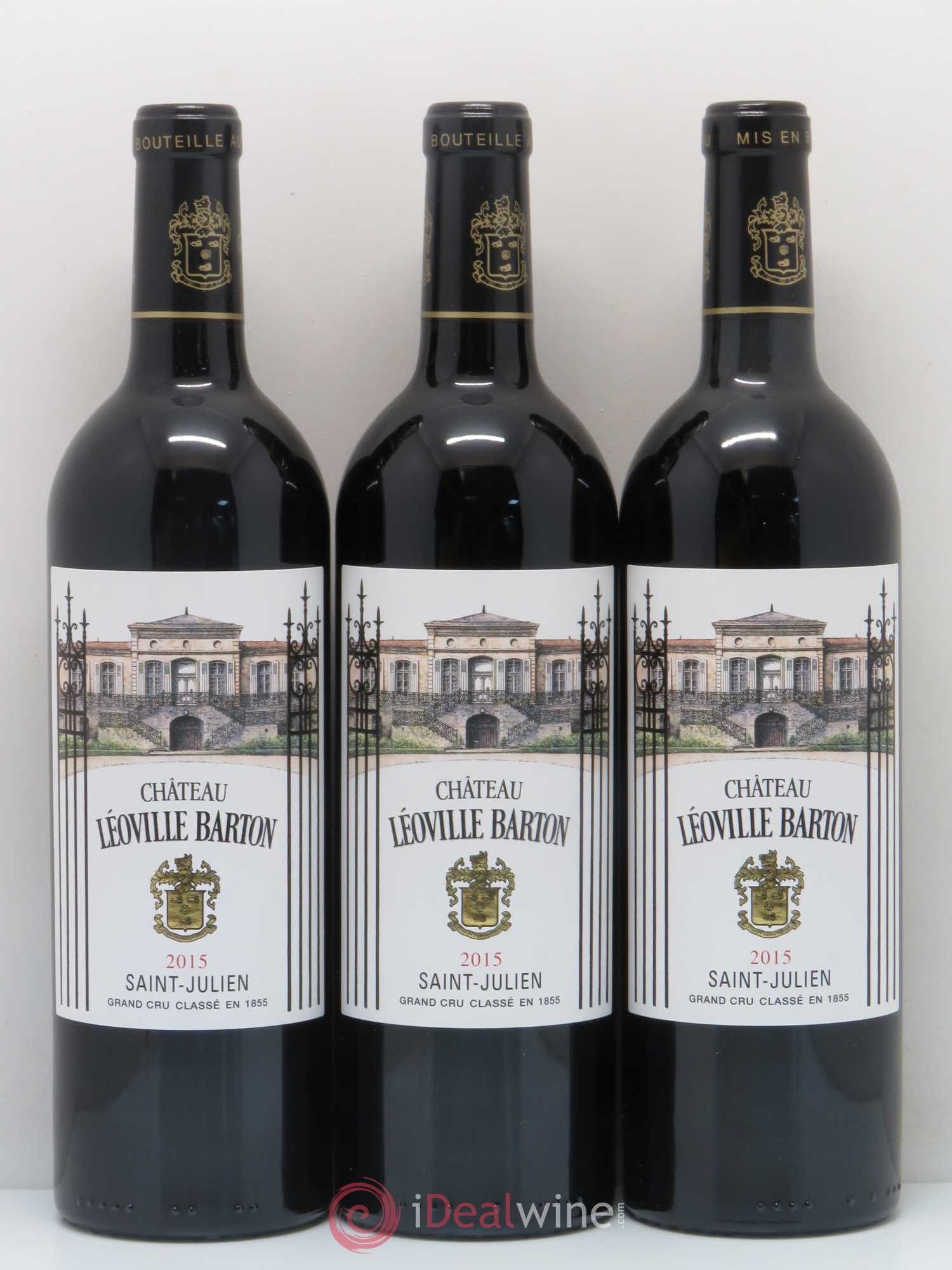 Château Léoville Barton 2ème Grand Cru Classé 2015 - Lot de 3 bouteilles - 0