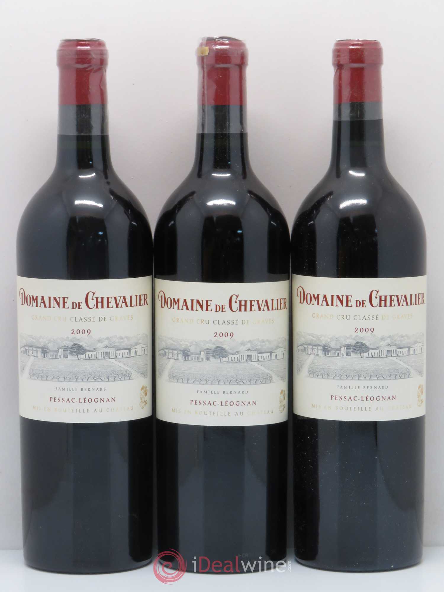 Domaine de Chevalier Cru Classé de Graves 2009 - Lot de 3 bouteilles - 0