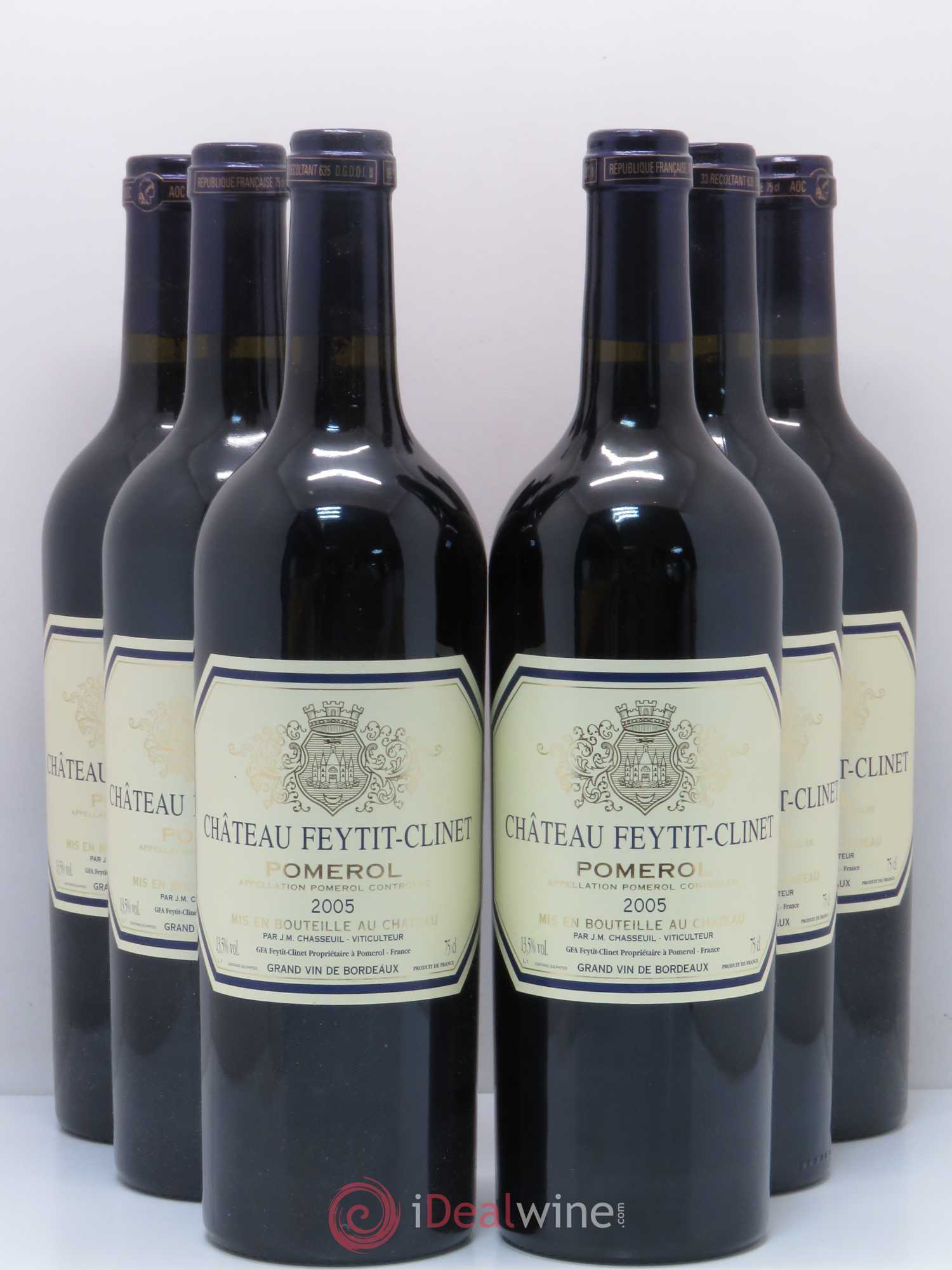 Château Feytit-Clinet 2005 - Lot de 6 bouteilles - 0