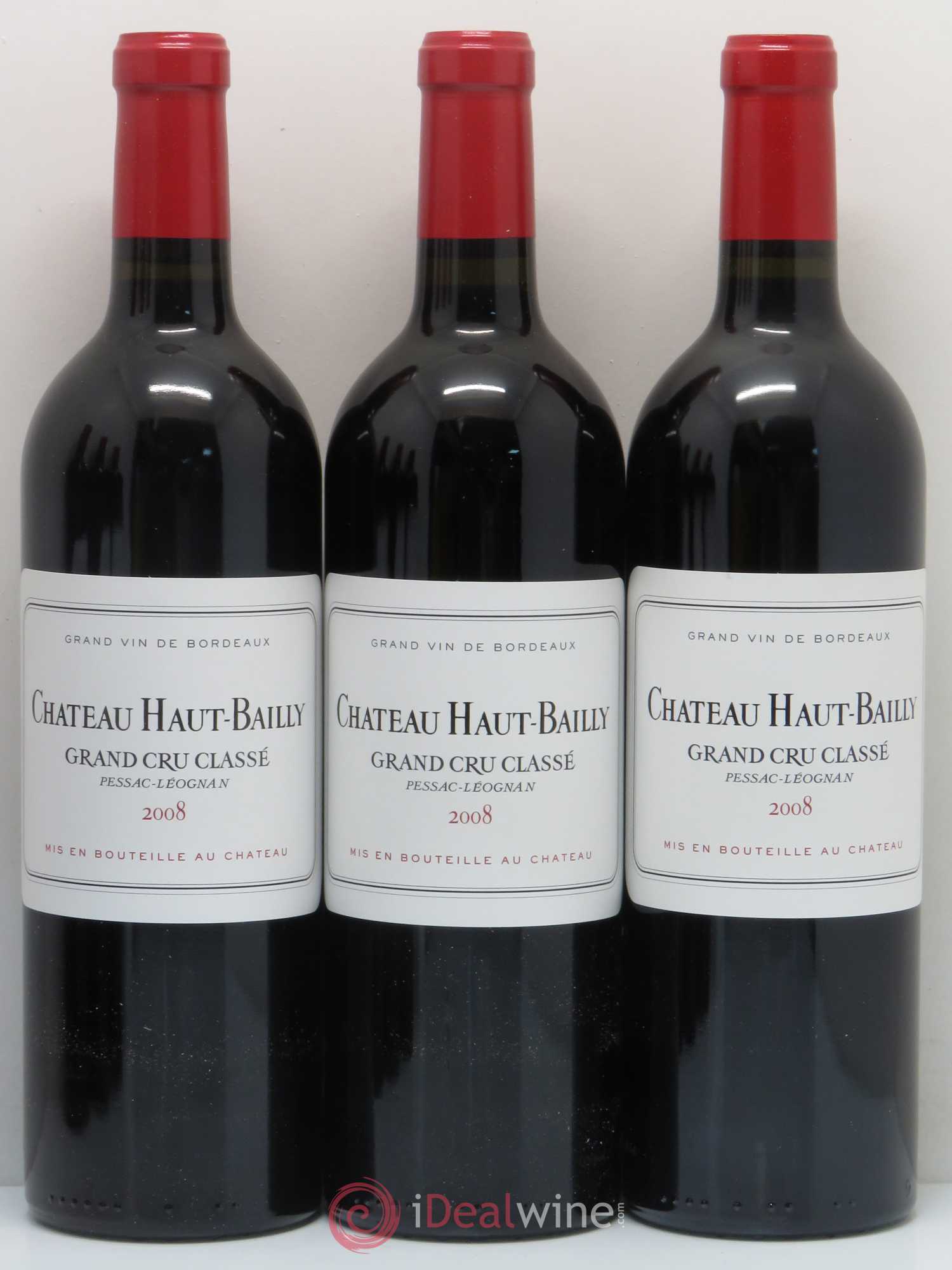 Château Haut-Bailly Cru Classé de Graves 2008 - Lot de 6 bouteilles - 1
