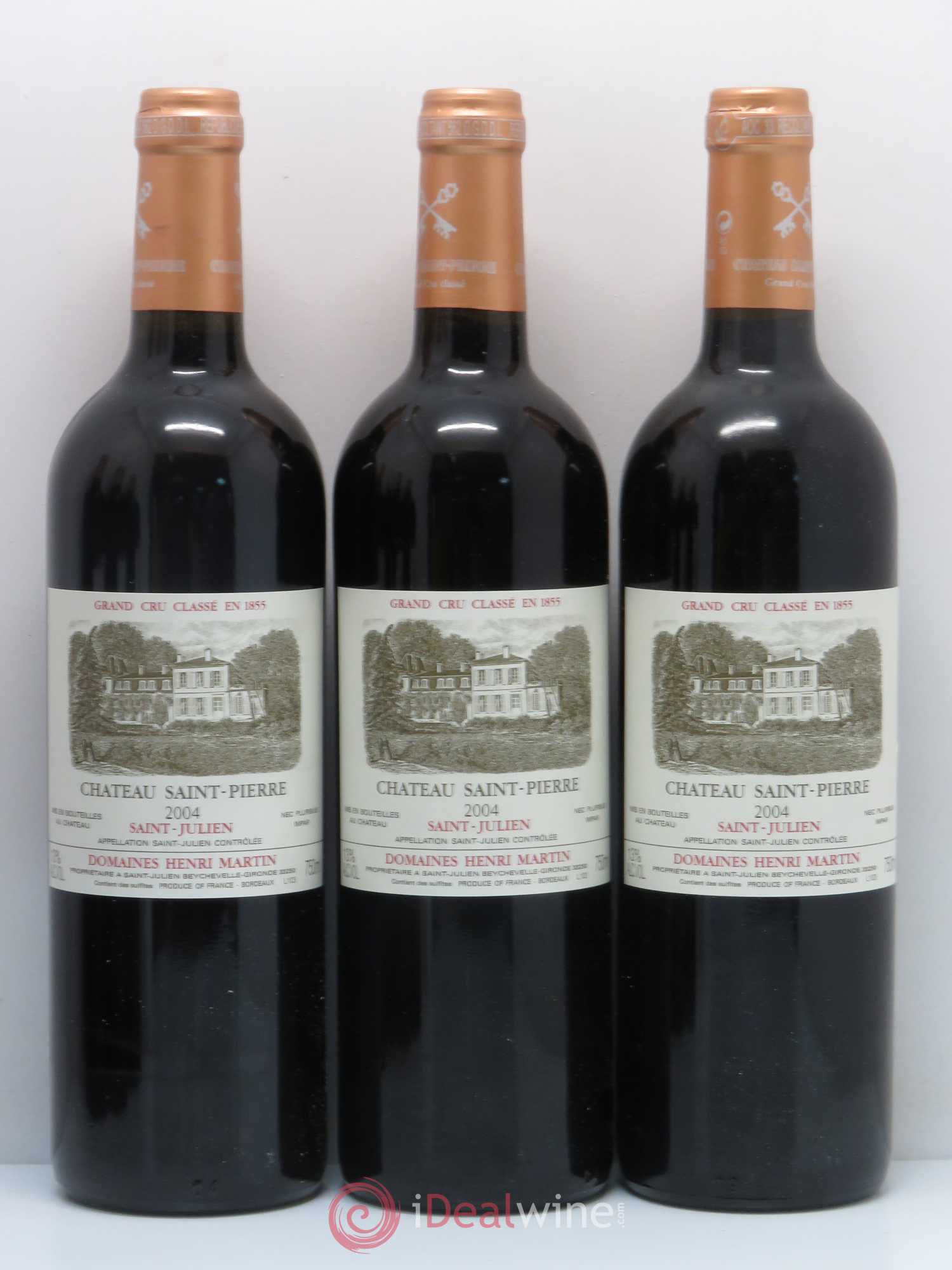 Château Saint-Pierre 4ème Grand Cru Classé 2004 - Lot de 6 bouteilles - 2
