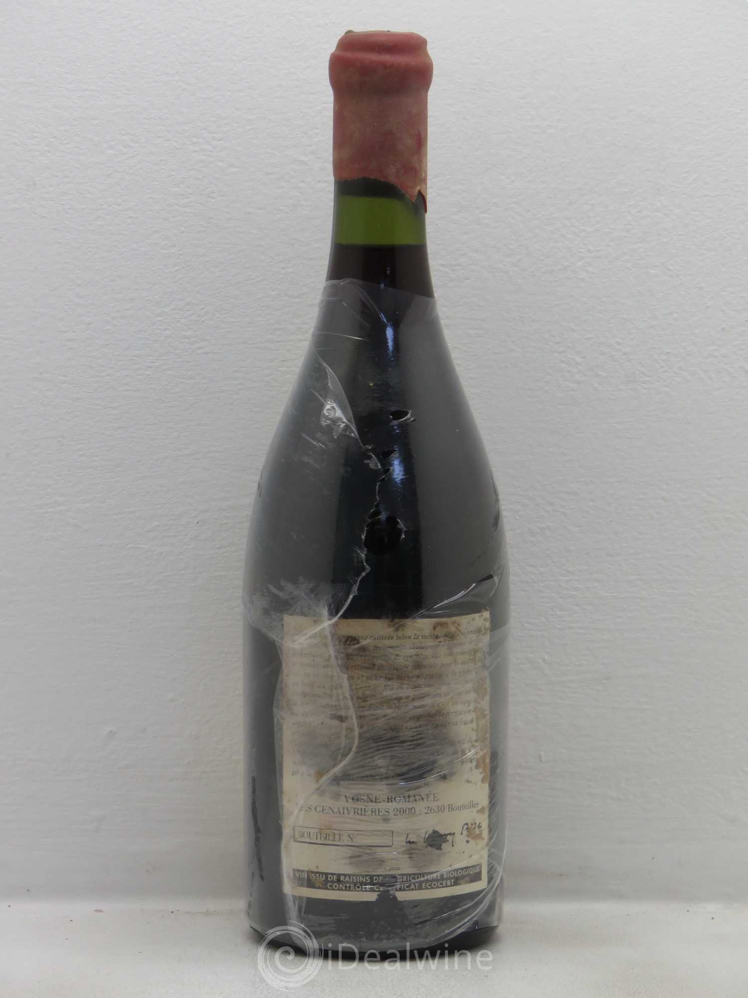 Vosne-Romanée Les Genaivrières Leroy (Domaine) 2000 - Lot de 1 bouteille - 1