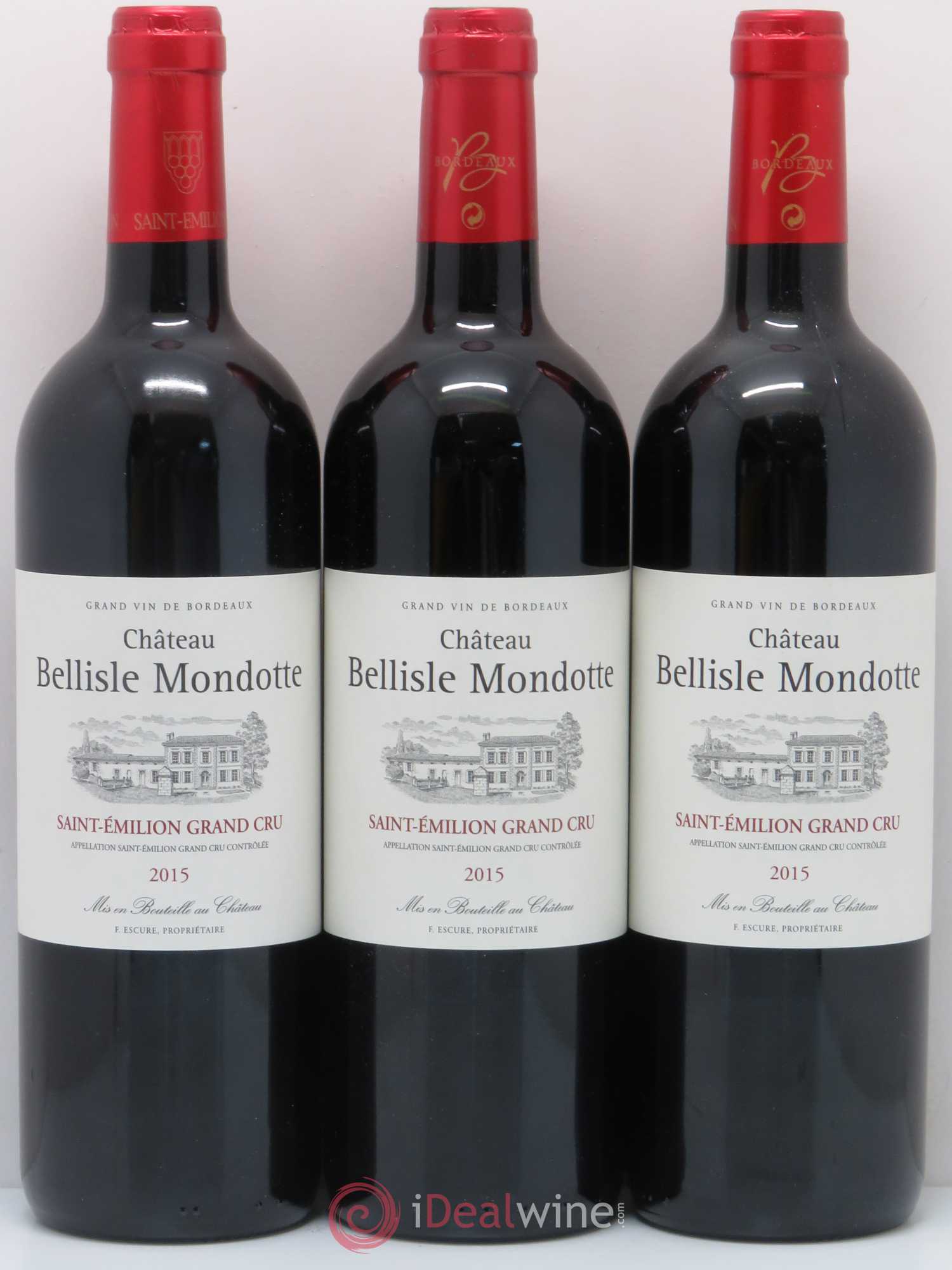 Château Bellisle Mondotte (sans prix de réserve) 2015 - Lot de 6 bouteilles - 1