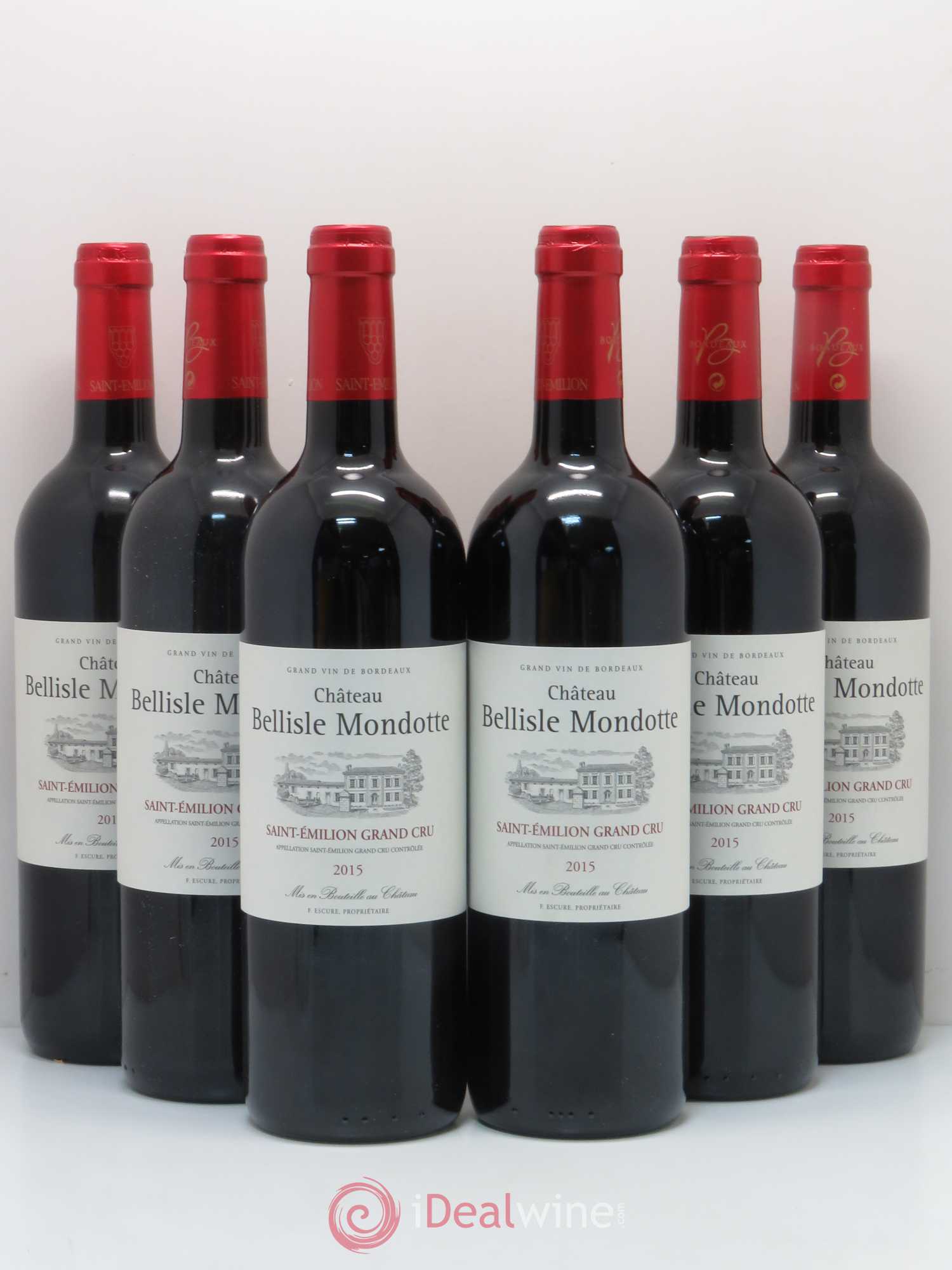Château Bellisle Mondotte (sans prix de réserve) 2015 - Lot de 6 bouteilles - 0