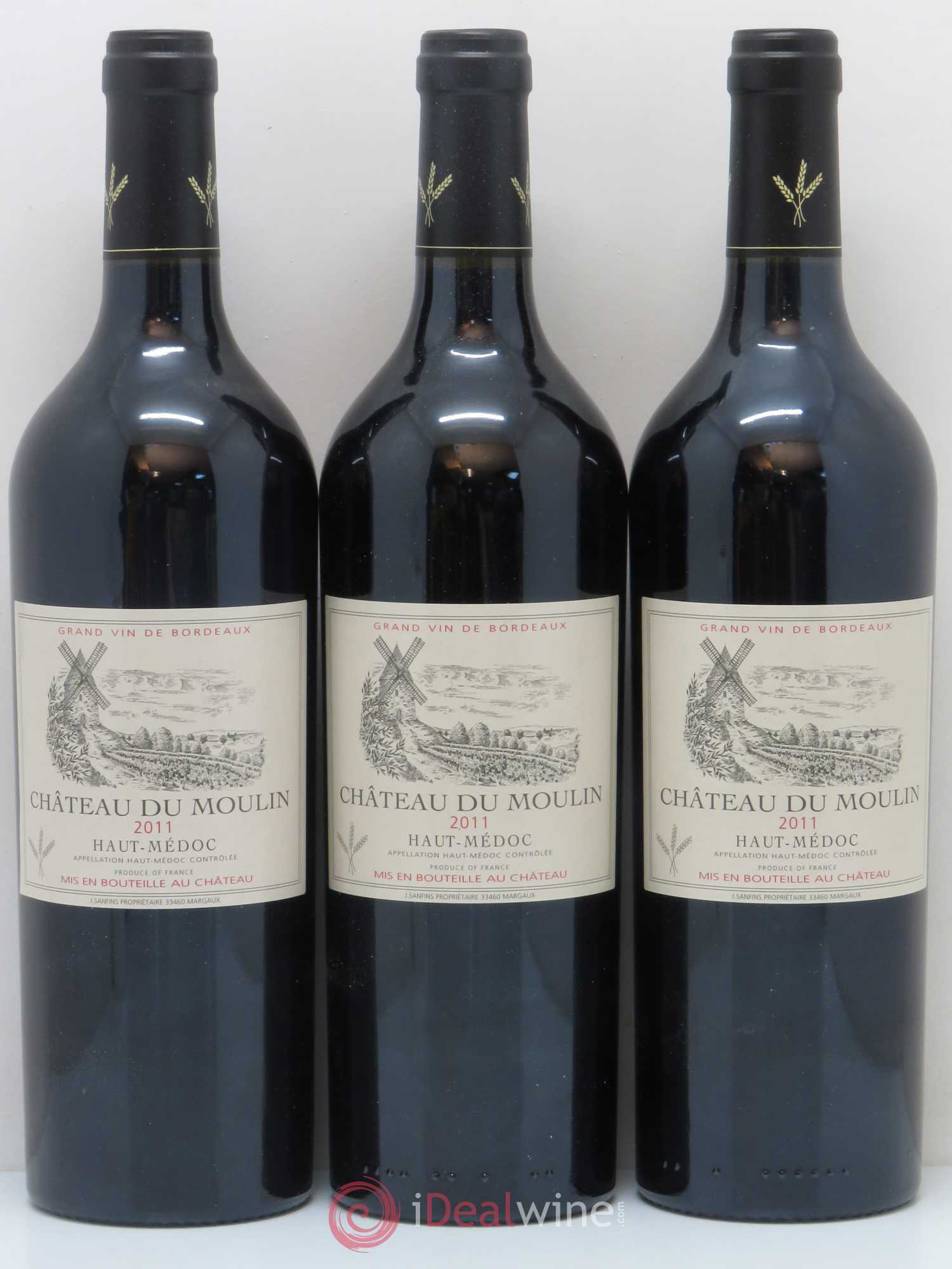 Château du Moulin Rouge Cru Bourgeois 2011 - Lot de 6 bouteilles - 1