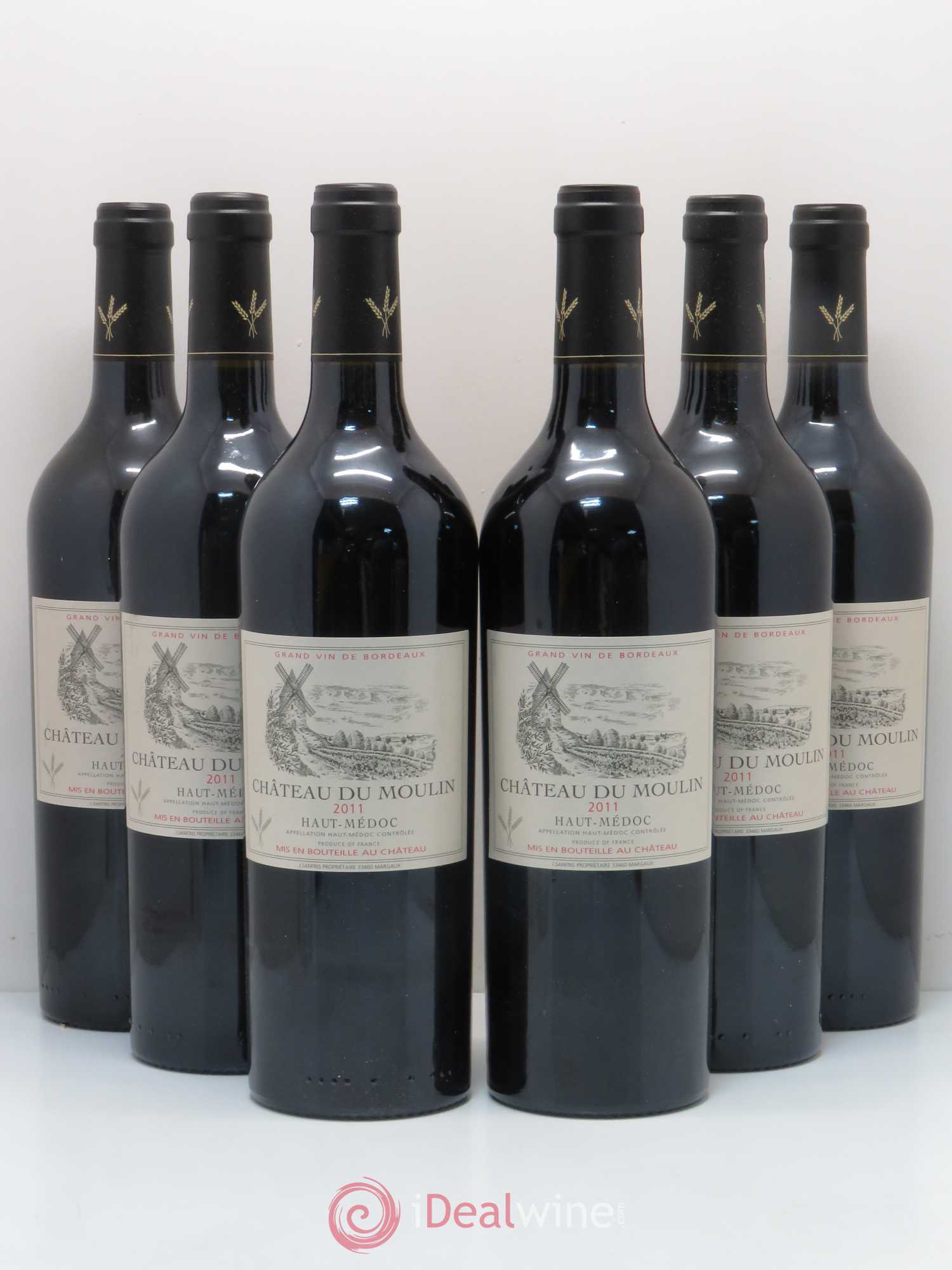 Château du Moulin Rouge Cru Bourgeois 2011 - Lot de 6 bouteilles - 0