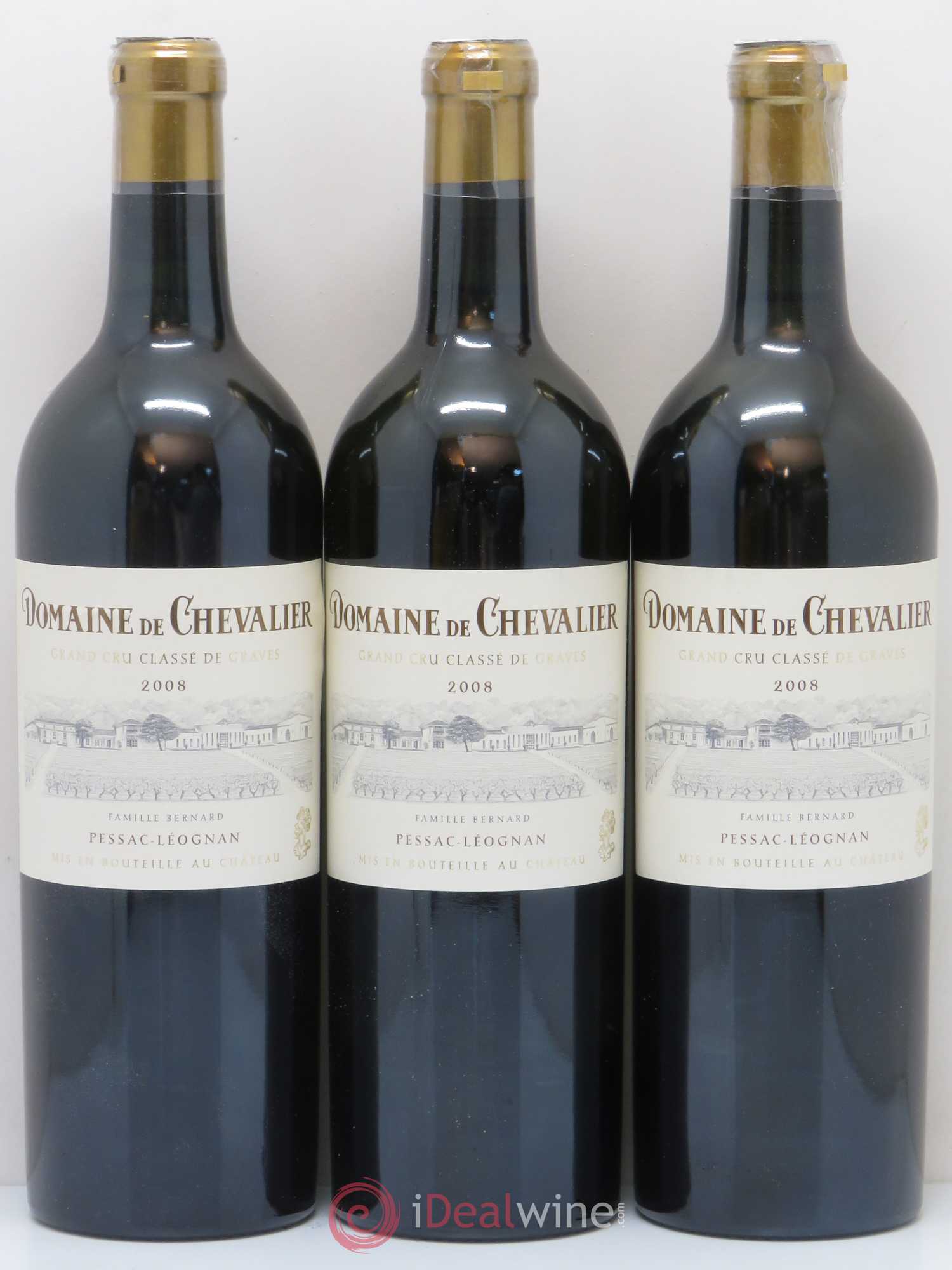 Domaine de Chevalier Cru Classé de Graves 2008 - Lot de 6 bouteilles - 1