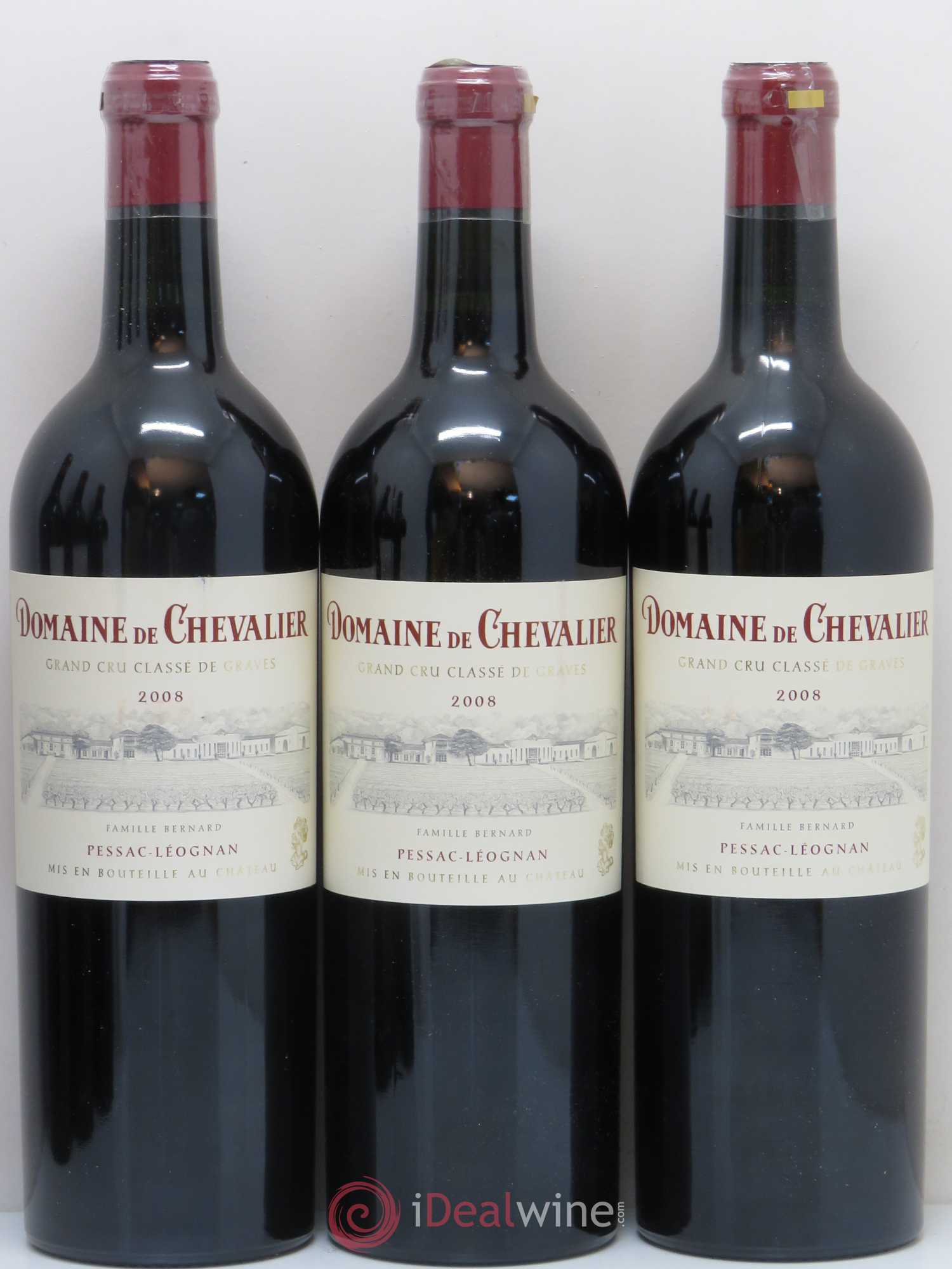 Domaine de Chevalier Cru Classé de Graves 2008 - Lot de 6 bouteilles - 1