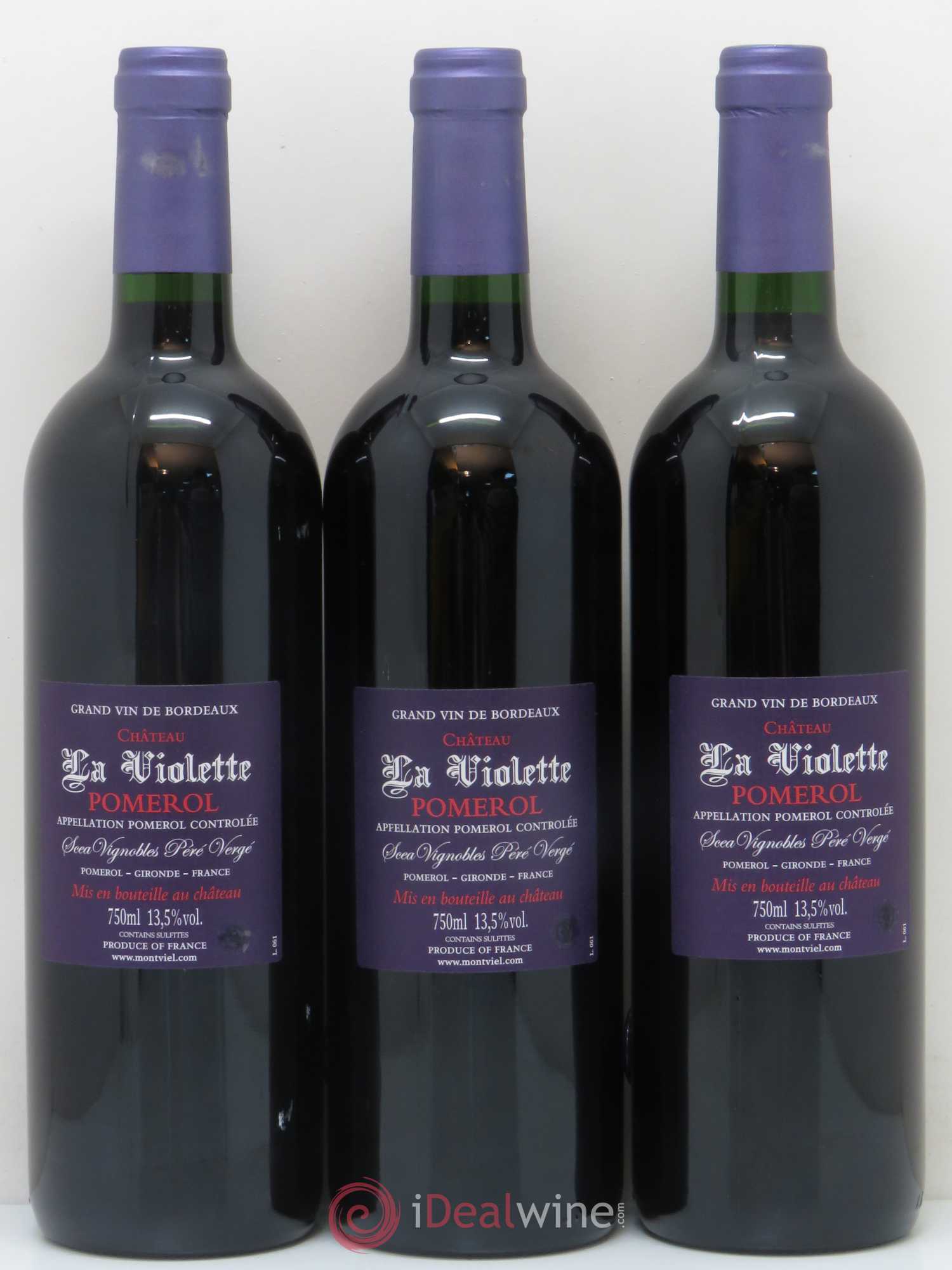 Château la Violette 2006 - Lot de 6 bouteilles - 4