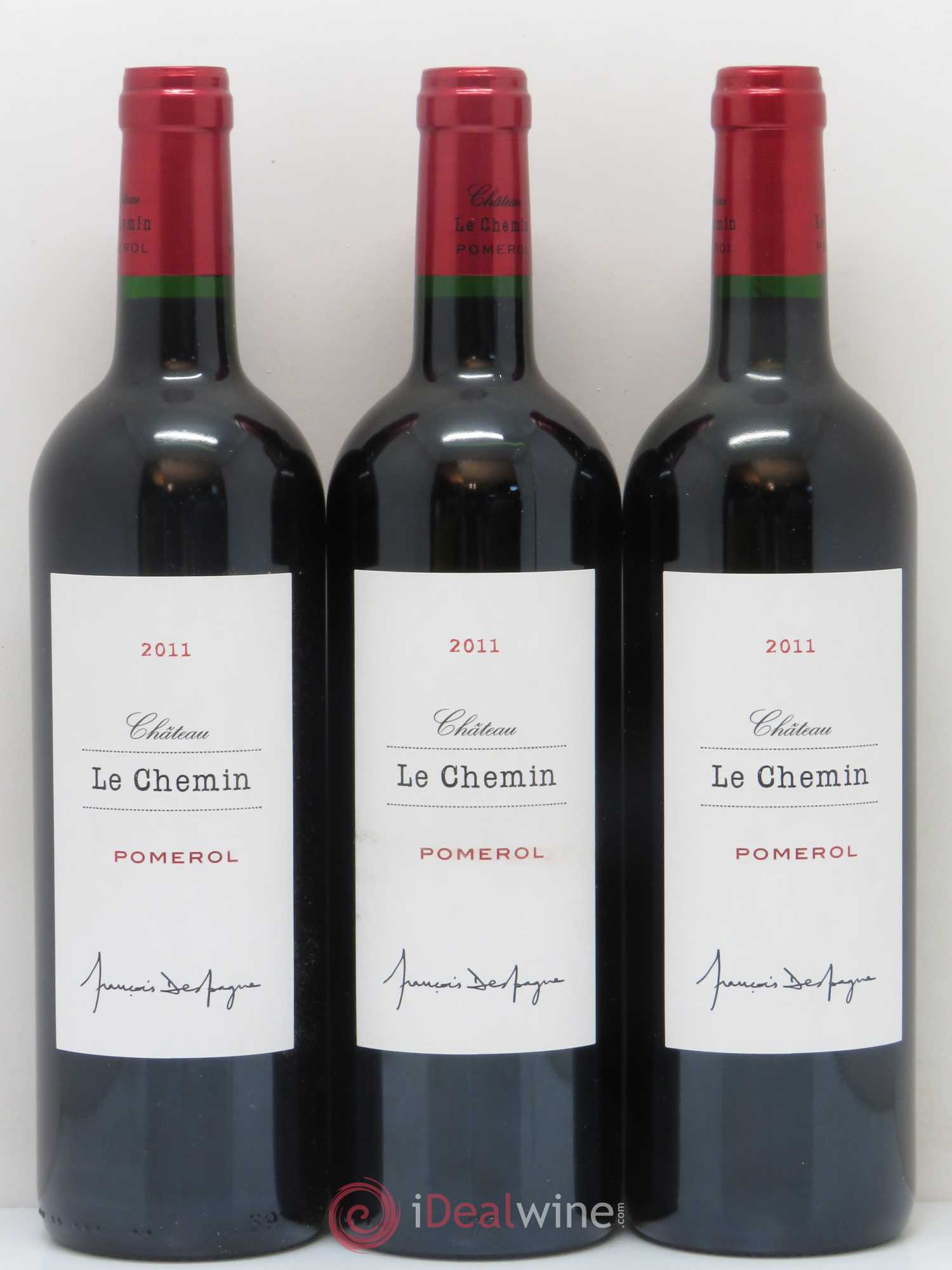 Pomerol Châtau Le Chemin (sans prix de réserve) 2011 - Posten von 6 Flaschen - 1
