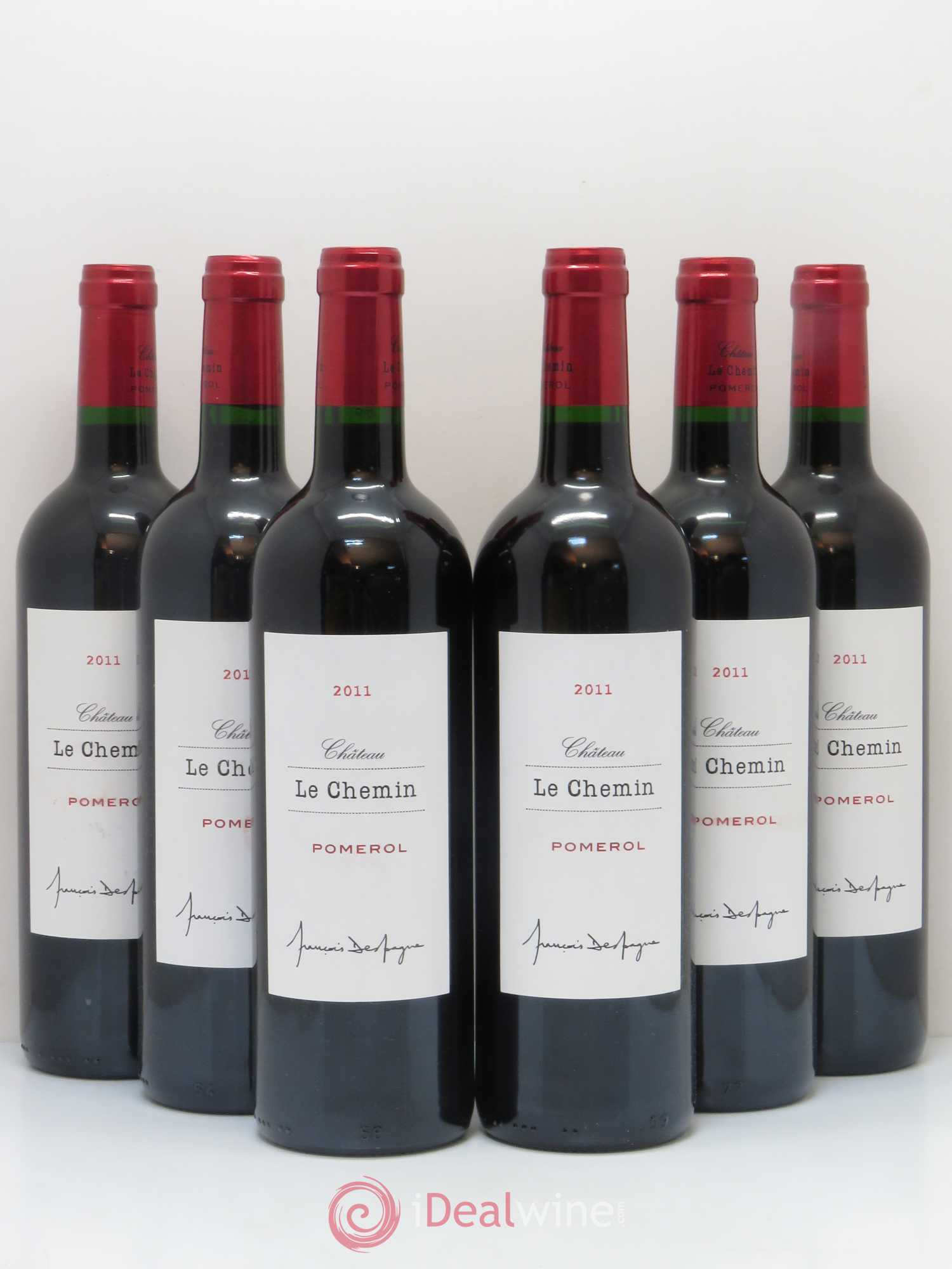 Pomerol Châtau Le Chemin (sans prix de réserve) 2011 - Posten von 6 Flaschen - 0