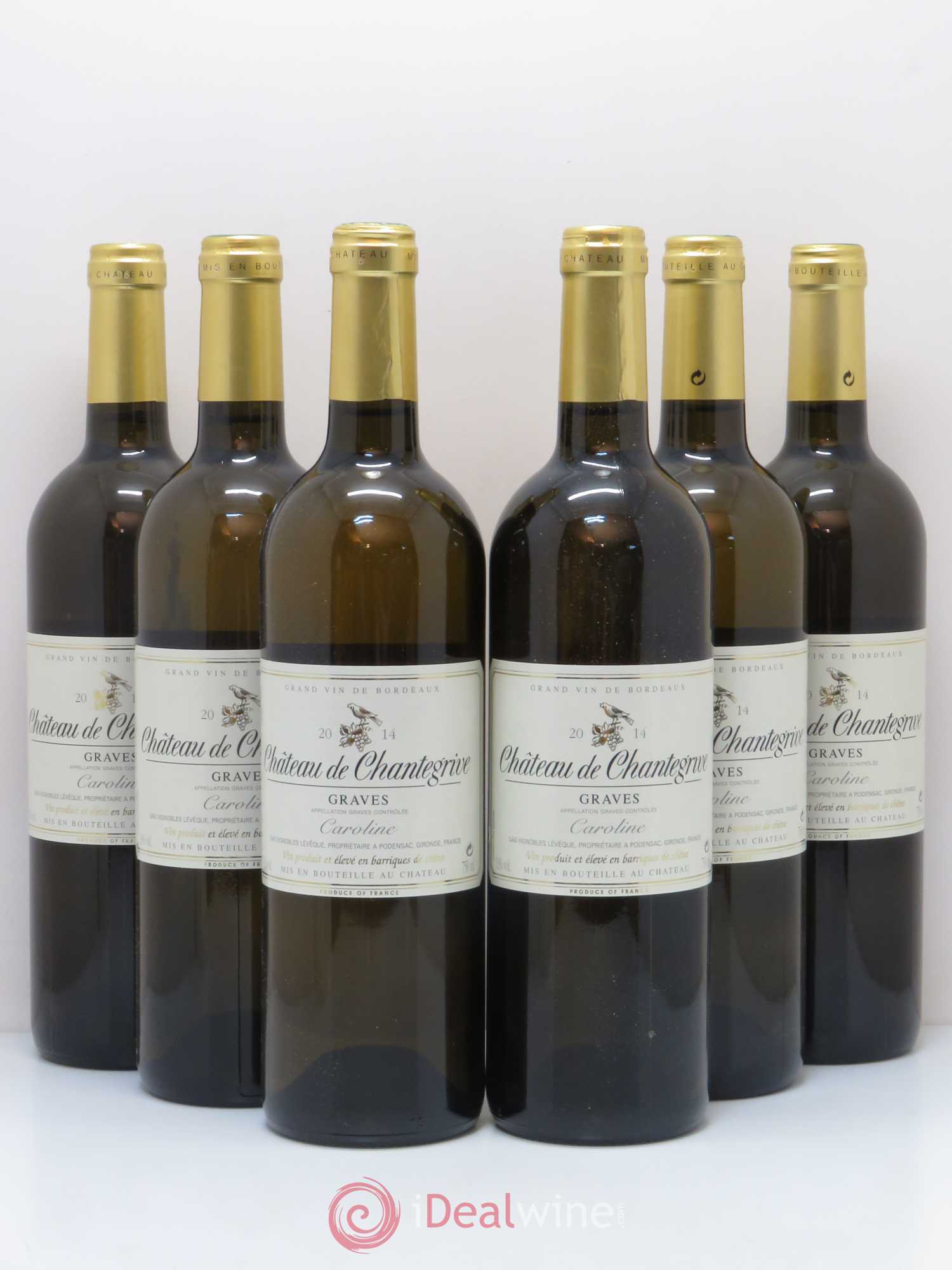 Château de Chantegrive 2014 - Lot de 6 bouteilles - 0