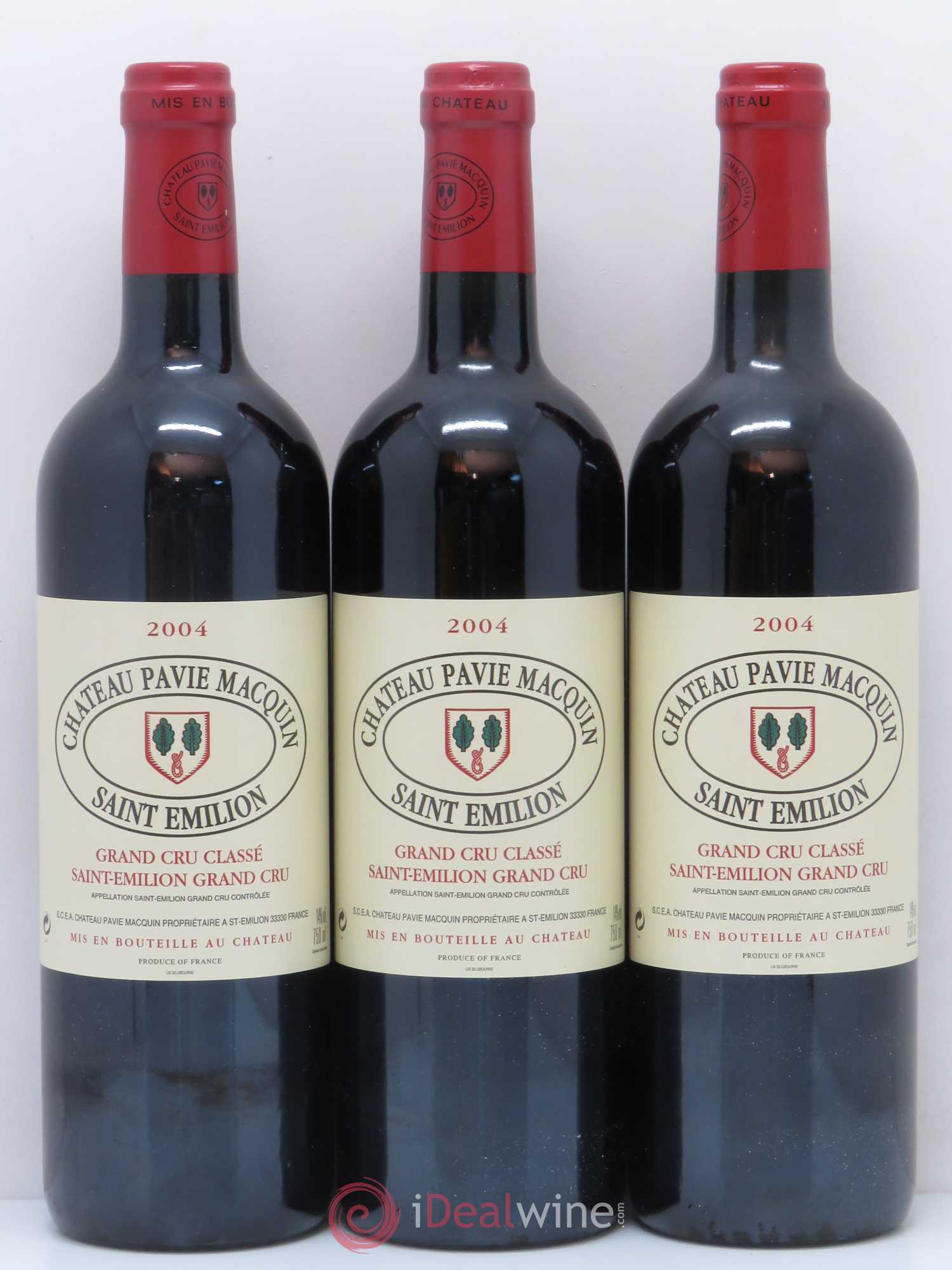 Château Pavie Macquin 1er Grand Cru Classé B 2004 - Lot de 6 bouteilles - 2