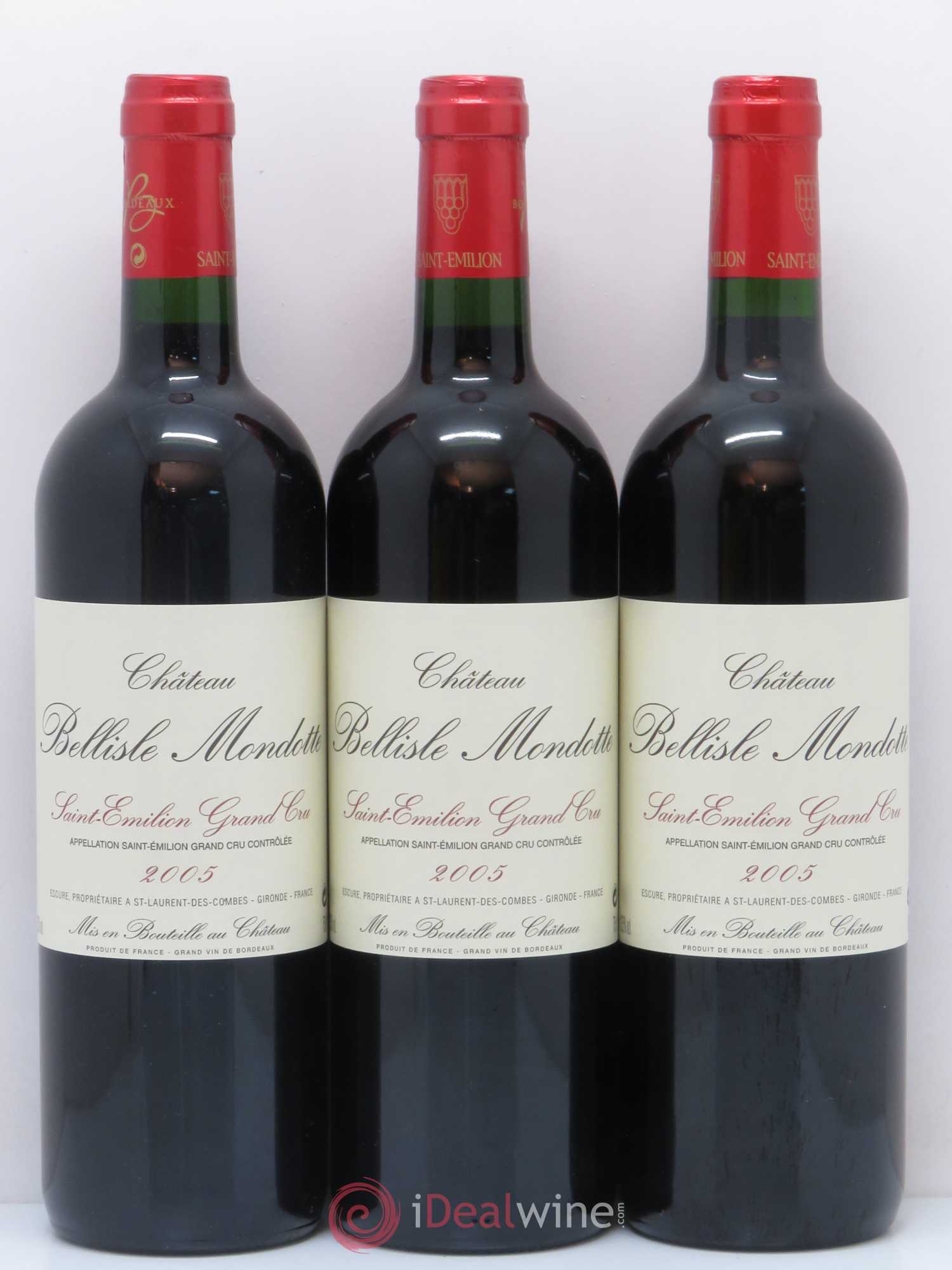 Château Bellisle Mondotte 2005 - Lot de 6 bouteilles - 1
