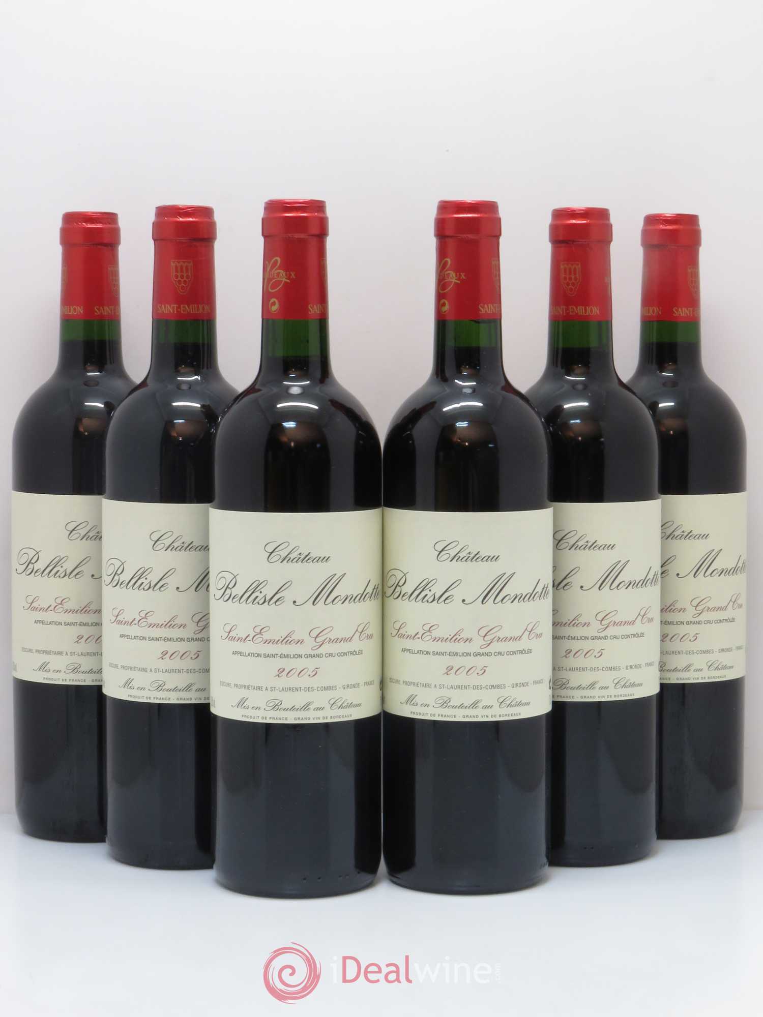 Château Bellisle Mondotte 2005 - Lot de 6 bouteilles - 0